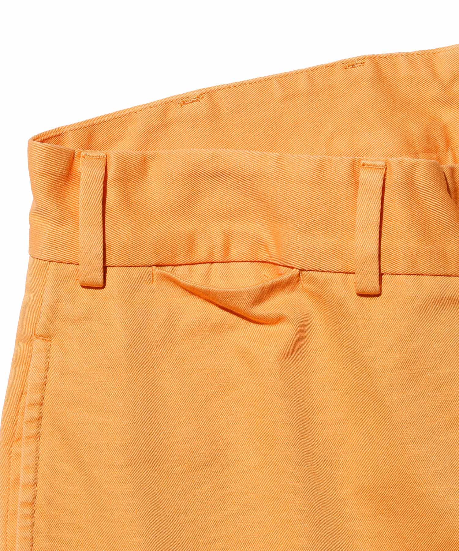 BEAMS PLUS / Plain Front Shorts Cut-Off Twill Garment Dye / 3825-0070-791