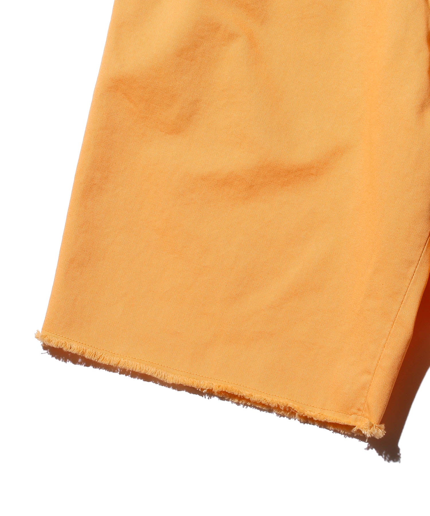 BEAMS PLUS / Plain Front Shorts Cut-Off Twill Garment Dye / 3825-0070-791