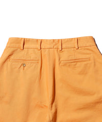 BEAMS PLUS / Plain Front Shorts Cut-Off Twill Garment Dye / 3825-0070-791