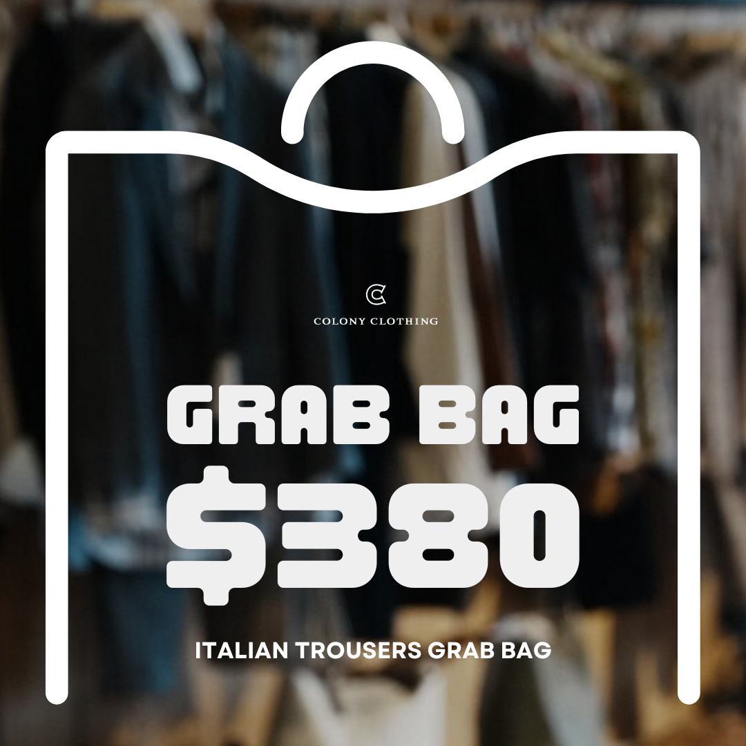 $380 ITALIAN TROUSERS MYSTERY GRAB BAG