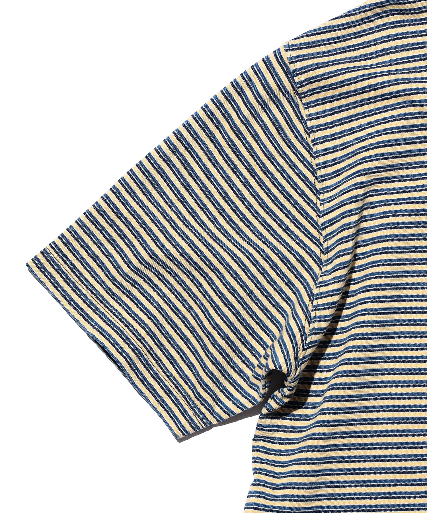 BEAMS PLUS / Pocket Tee Indigo Stripe / 3804-0106-156