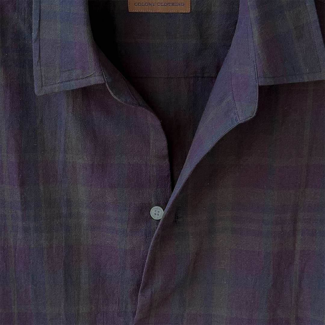 COLONY CLOTHING X TATSUYA NAKAMURA / POOLSIDE SHIRT DARK MADRAS / CC2401-SH02-06BMS