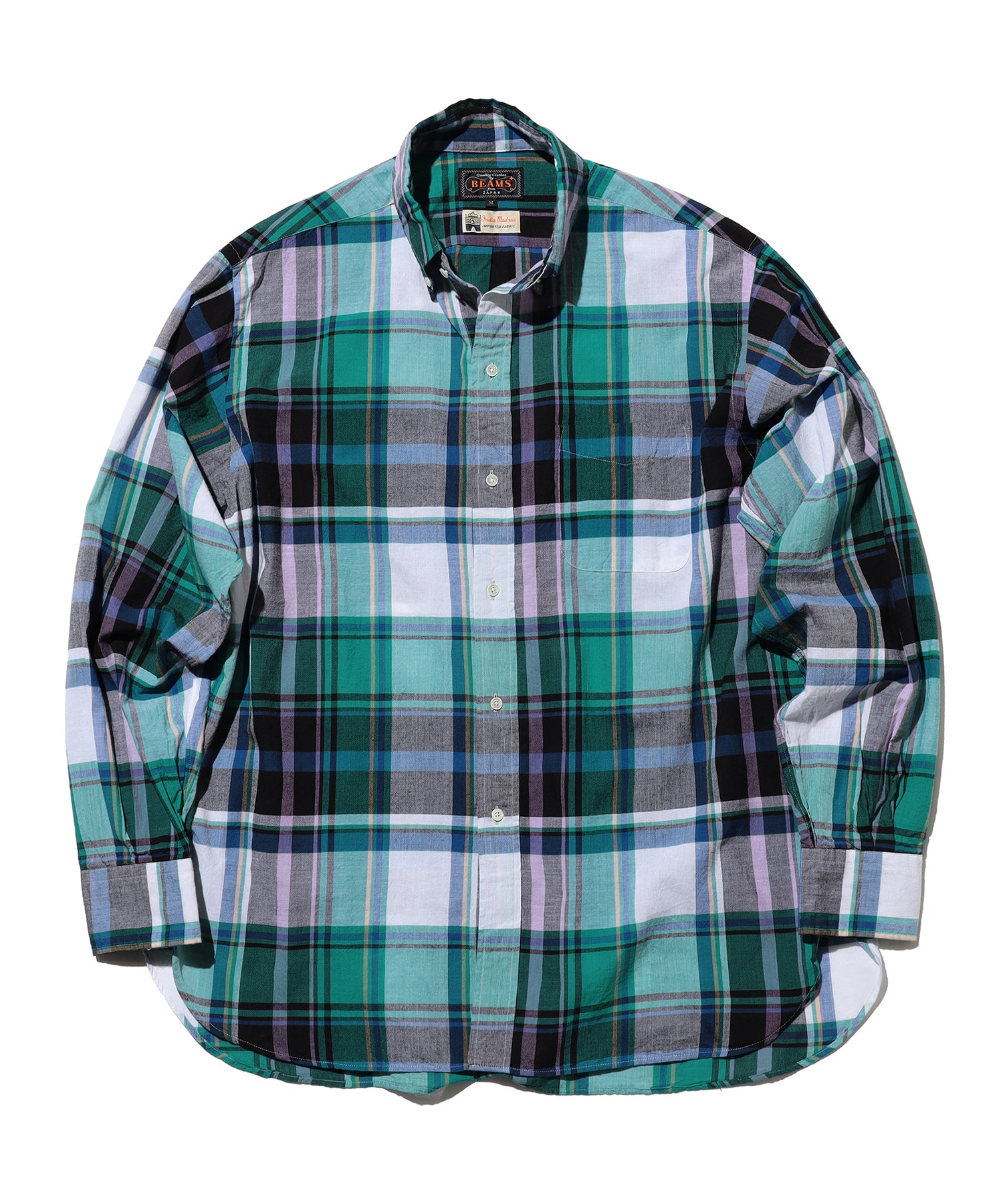 BEAMS PLUS / B.D. Classic-fit Madras / 3811-1925-139