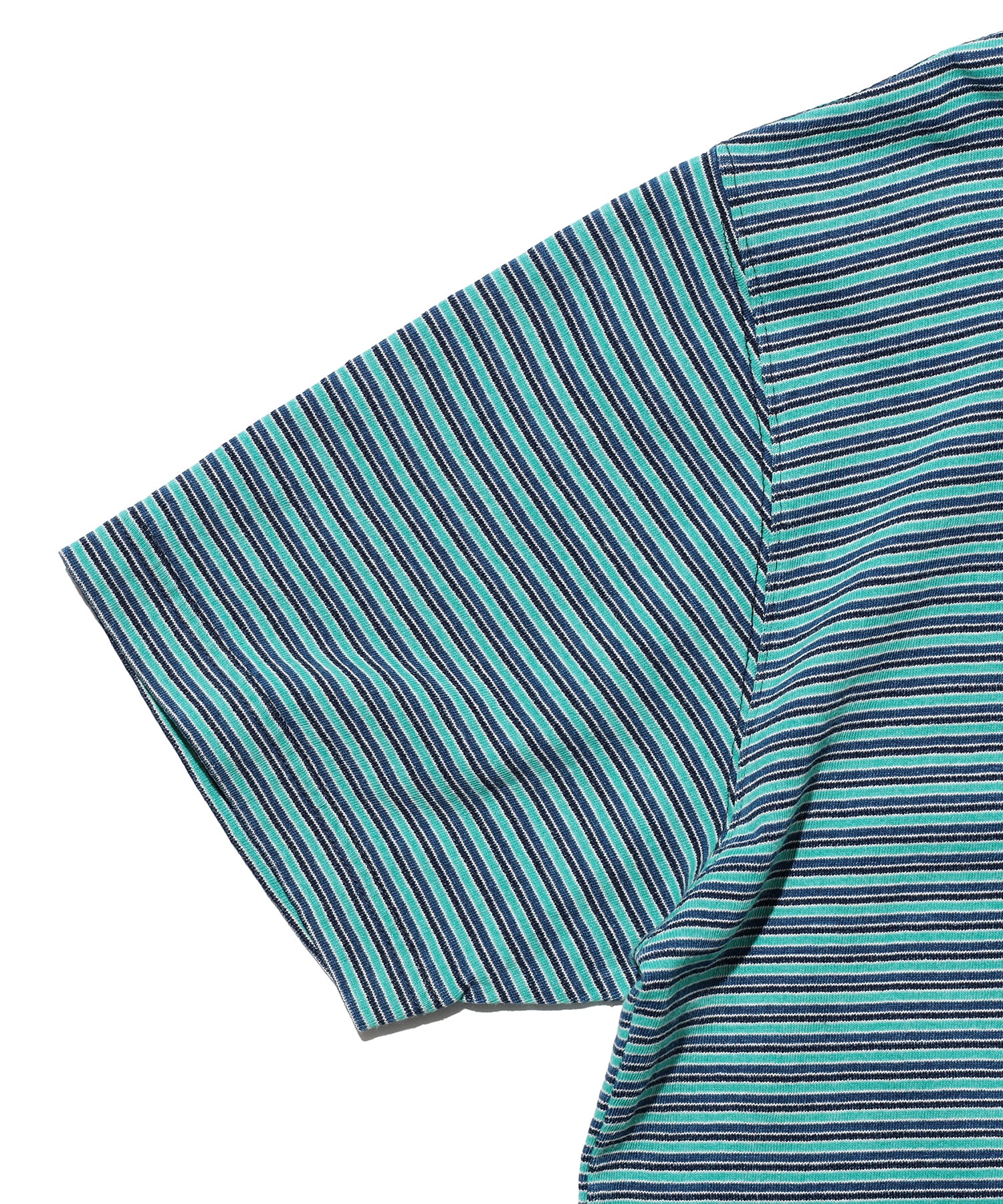 BEAMS PLUS / Pocket Tee Indigo Stripe / 3804-0106-156