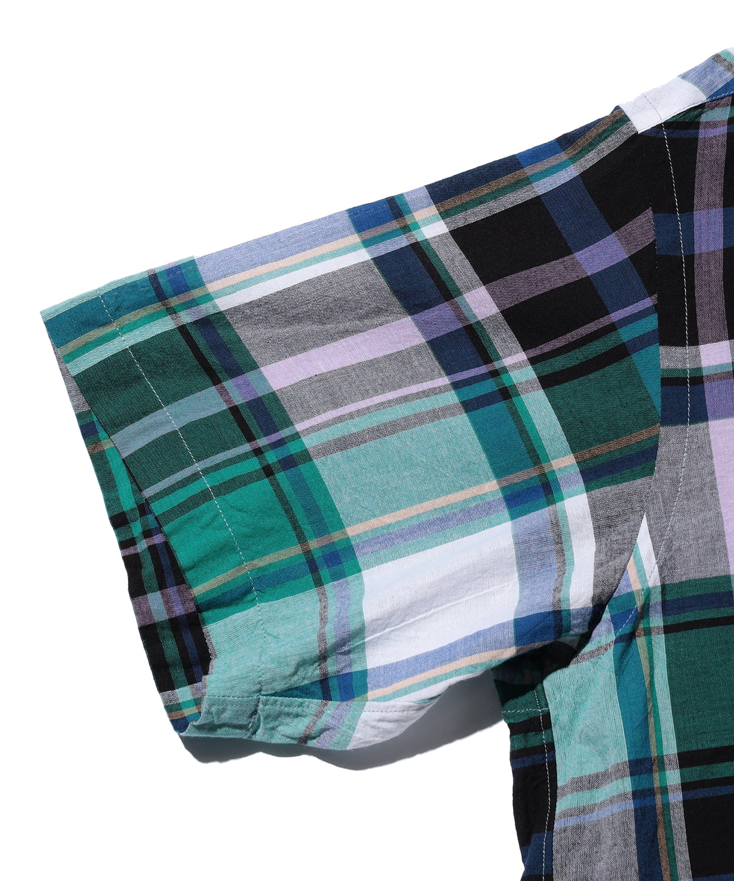 BEAMS PLUS / B.D. Pullover Classic-fit Madras / 3801-0280-139