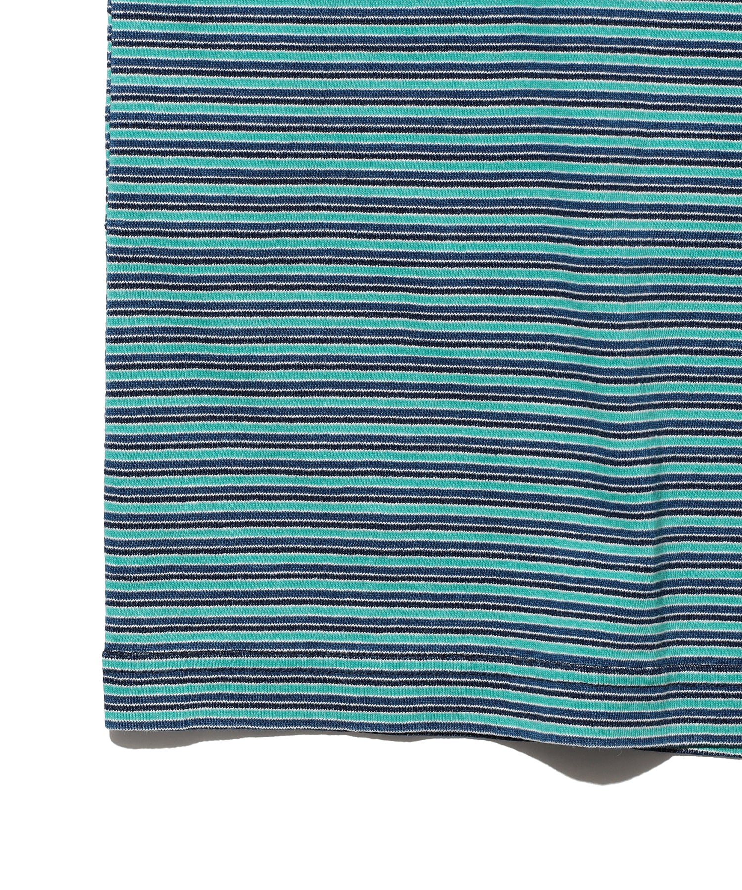 BEAMS PLUS / Pocket Tee Indigo Stripe / 3804-0106-156