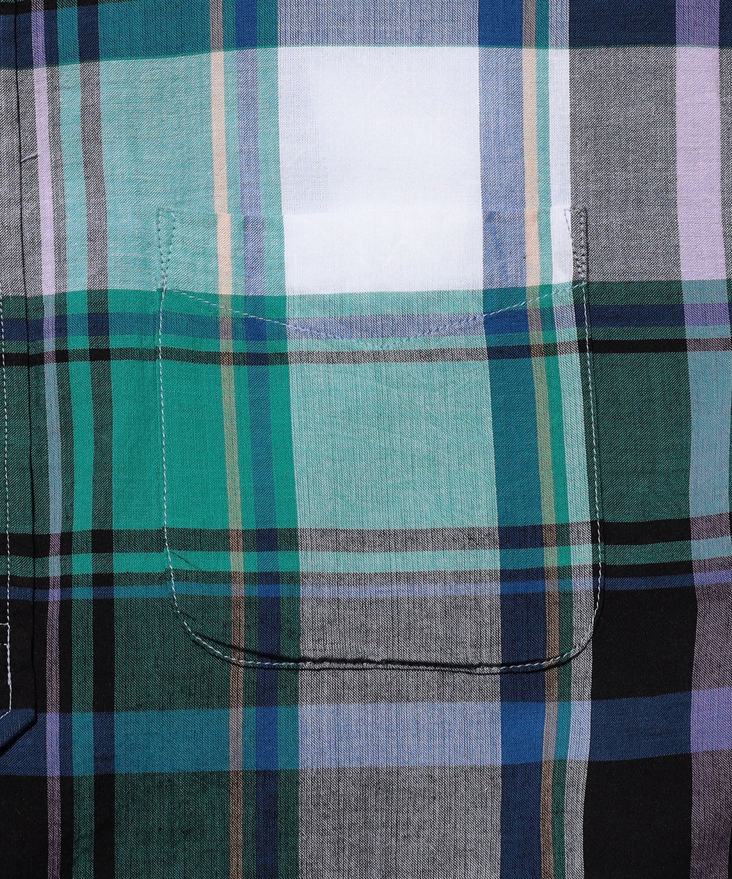 BEAMS PLUS / B.D. Pullover Classic-fit Madras / 3801-0280-139