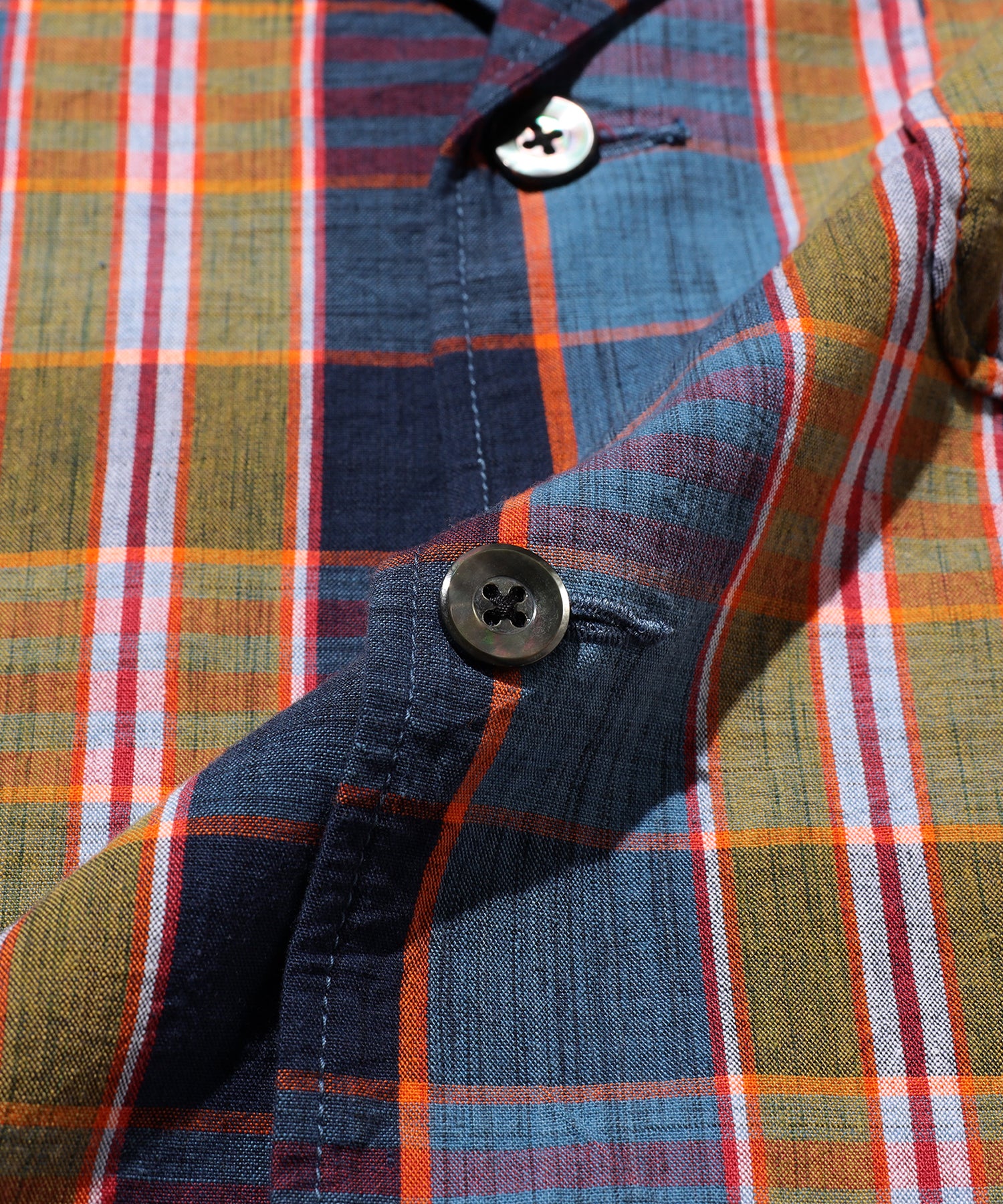 BEAMS PLUS / 4B Cuffs Jacket Heavy Madras / 3816-0752-874