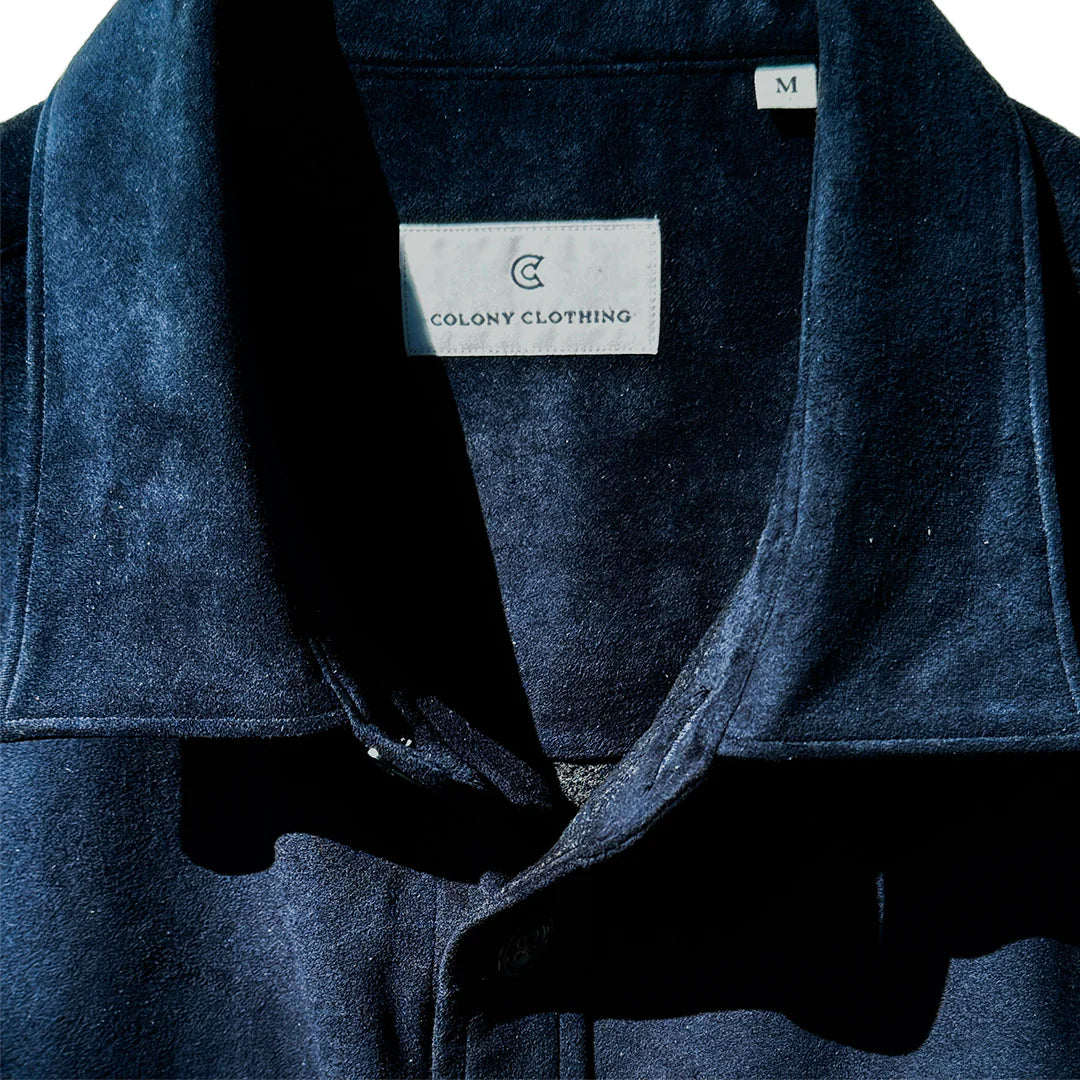 COLONY CLOTHING / ULTRASUEDE DOUBLE POCKET SHIRT / CC2402-SH04