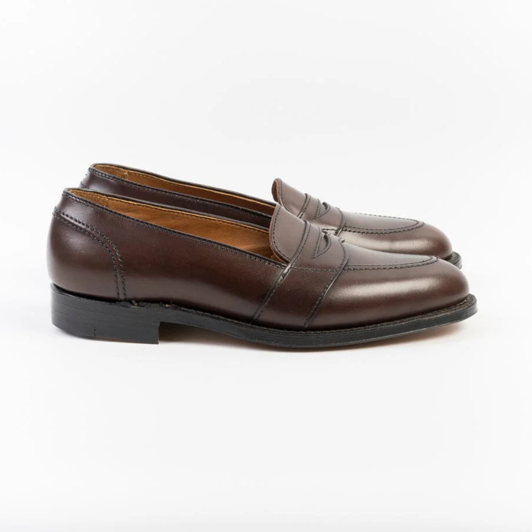 ALDEN 686 DARK BROWN CALF FULL STRAP LOAFER – COLONY CLOTHING ALDEN 686 DARK BROWN CALF FULL STRAP LOAFER – COLONY CLOTHING