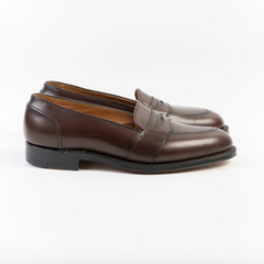 ALDEN 686 DARK BROWN CALF FULL STRAP LOAFER