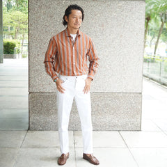 COLONY CLOTHING / STRIPE LOUNGE SHIRT CC20FW-SH02