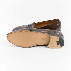 ALDEN 686 DARK BROWN CALF FULL STRAP LOAFER