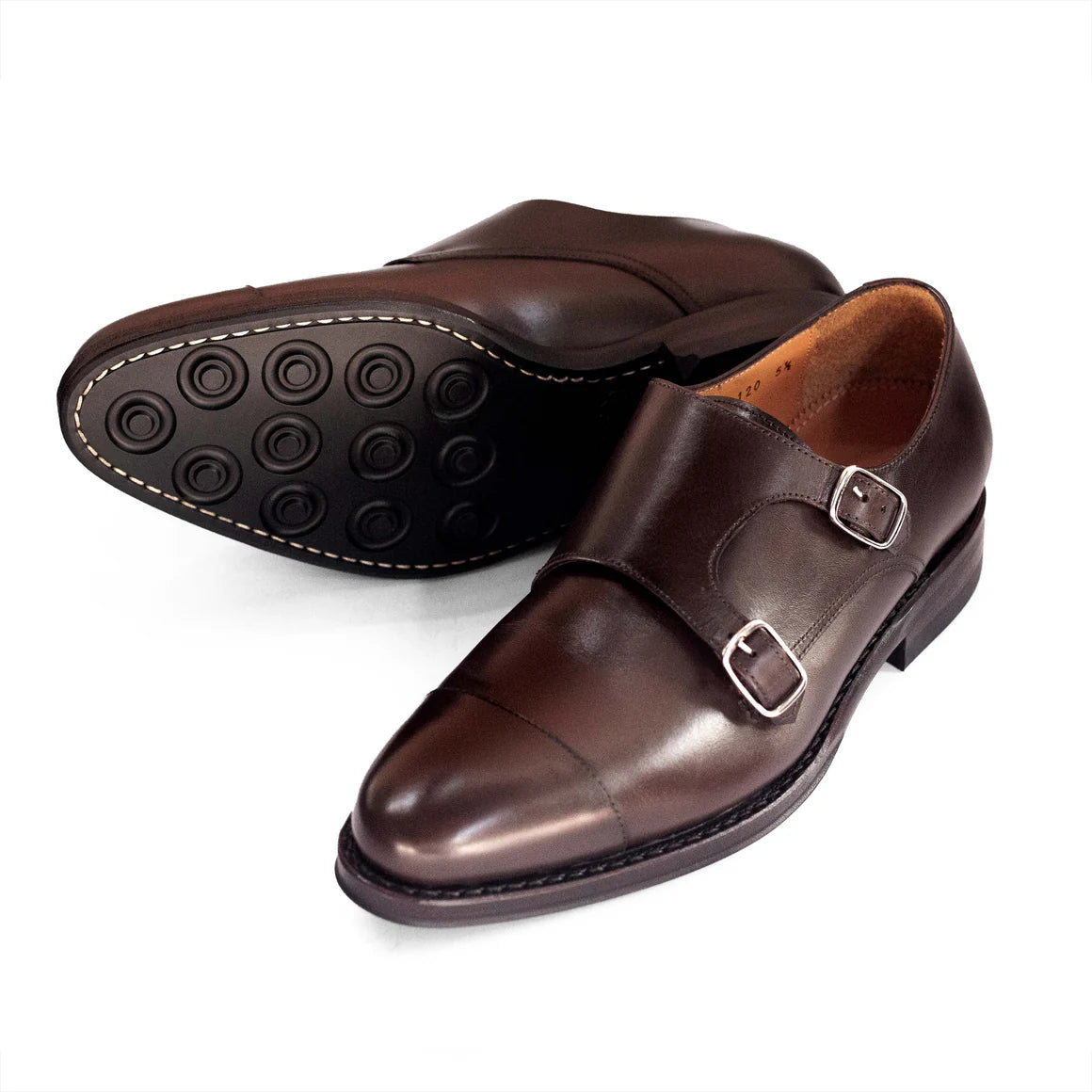 JALAN SRIWIJAYA / DOUBLE MONK STRAP (DARK BROWN)