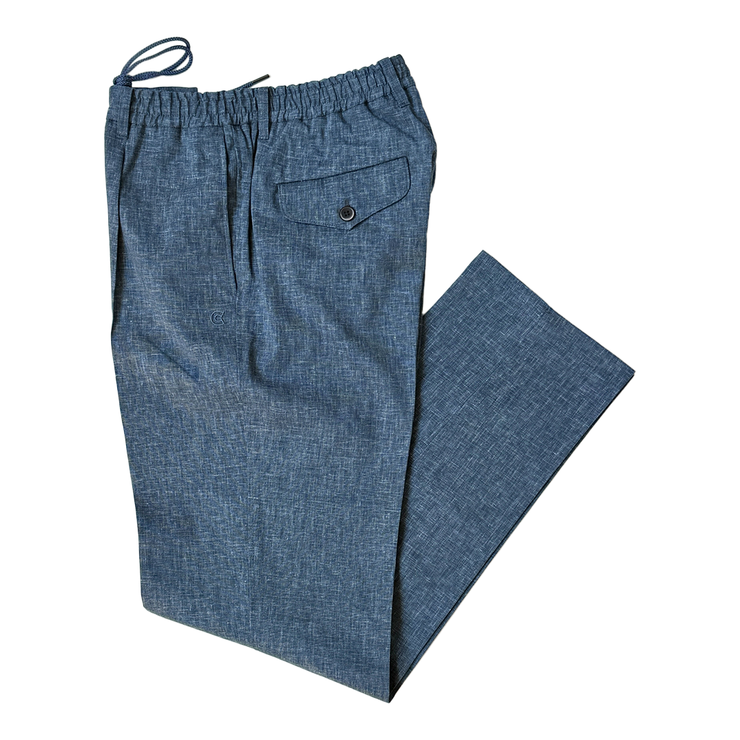 COLONY CLOTHING / ONE PLEATED EASY TROUSERS / CC2401-PT02-01