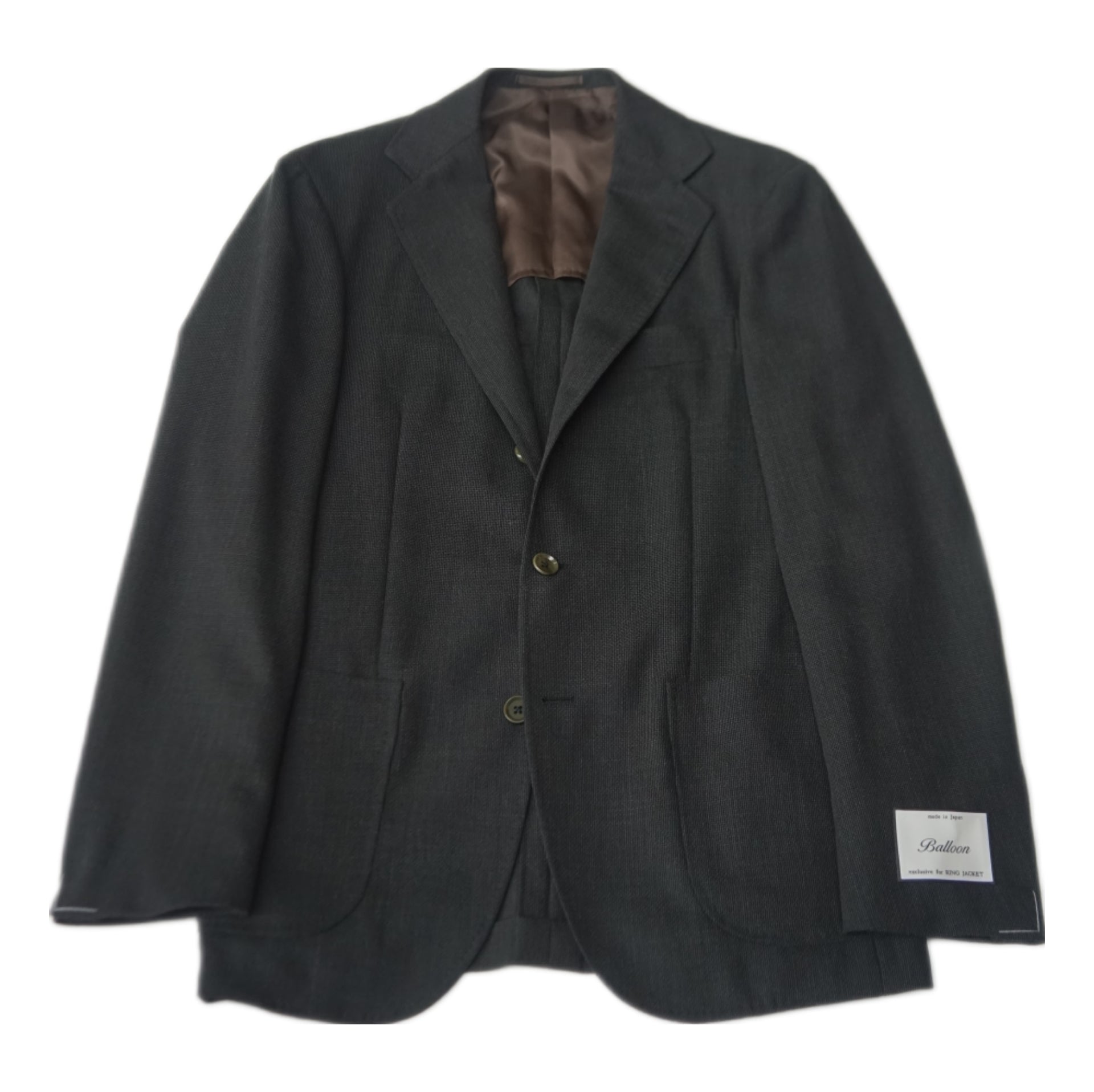 RING JACKET / GREEN HOPSACK BALLOON JACKET / RT055S17E