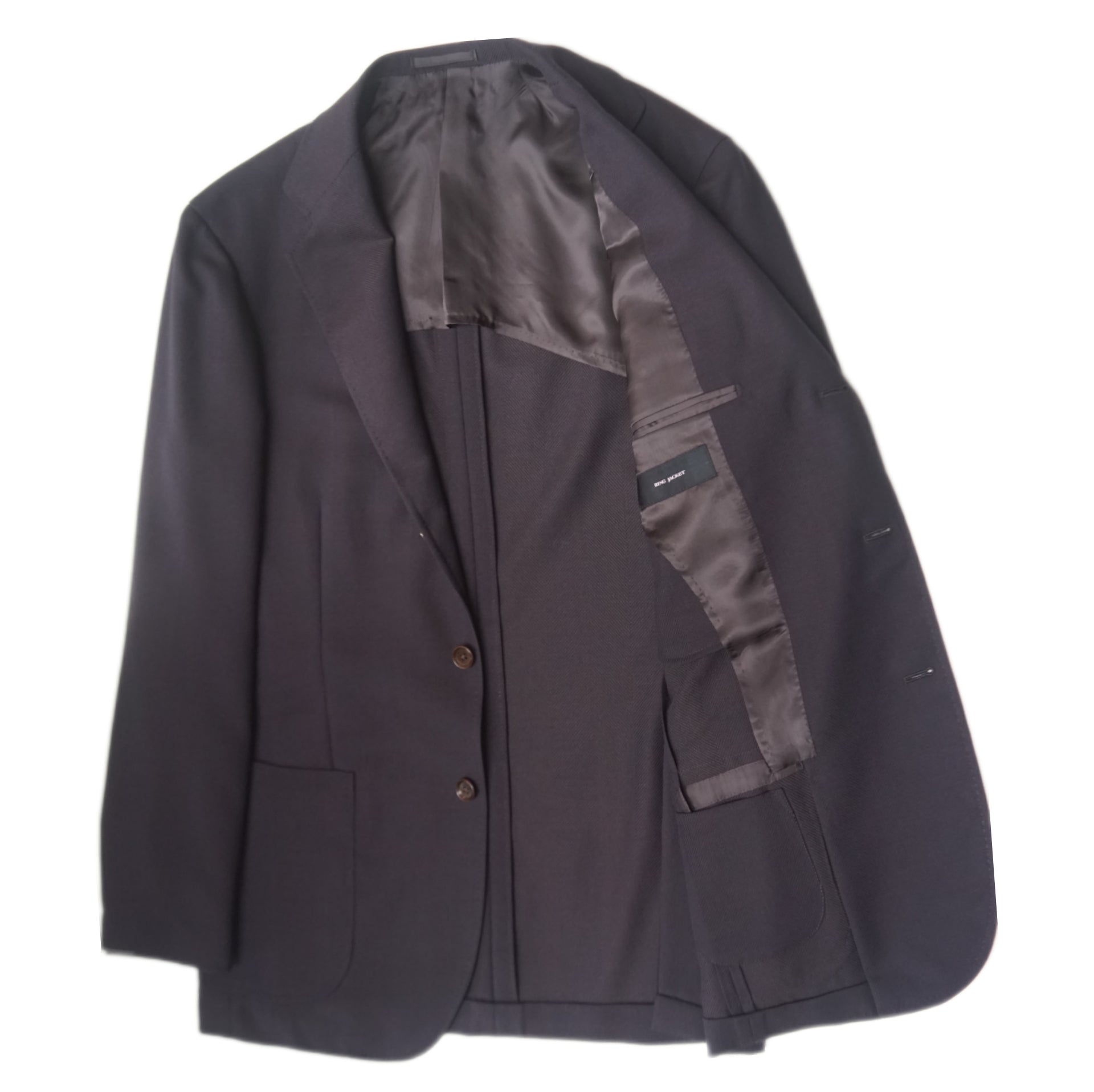 RING JACKET / BROWN HERRINGBONE BALLOON JACKET / RT055S20F