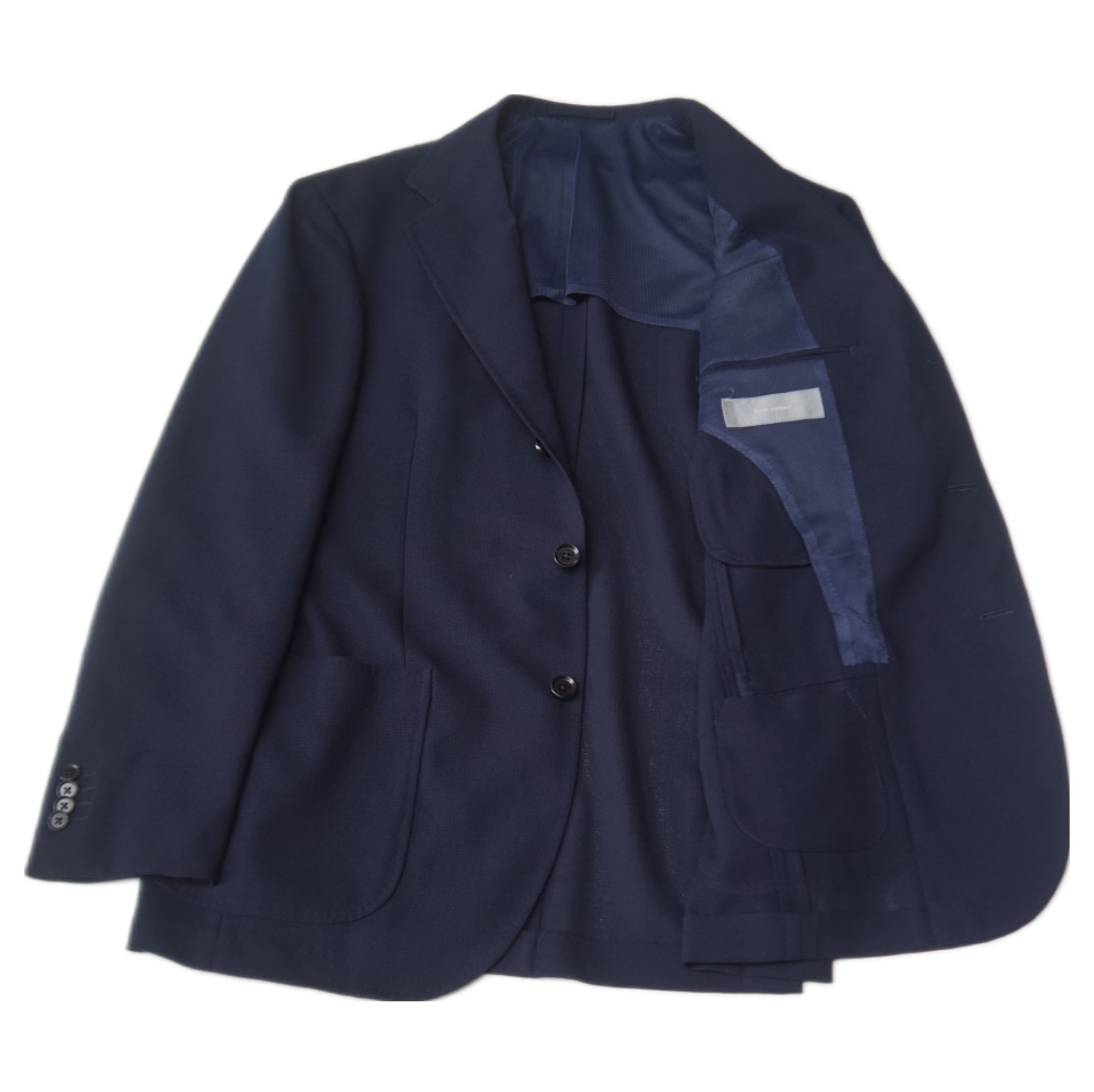 RING JACKET X COLONY CLOTHING NAVY HOPSACK SPORT JACKET / RE055S28X