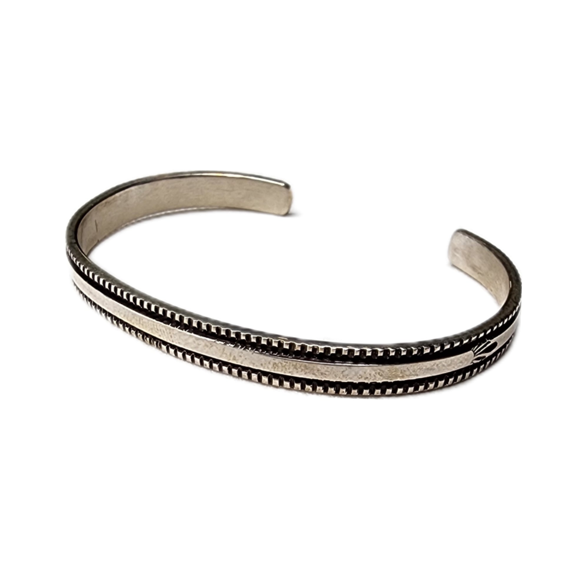Silver Bracelet by Bruce Morgan / 5-1/2 inch (D)