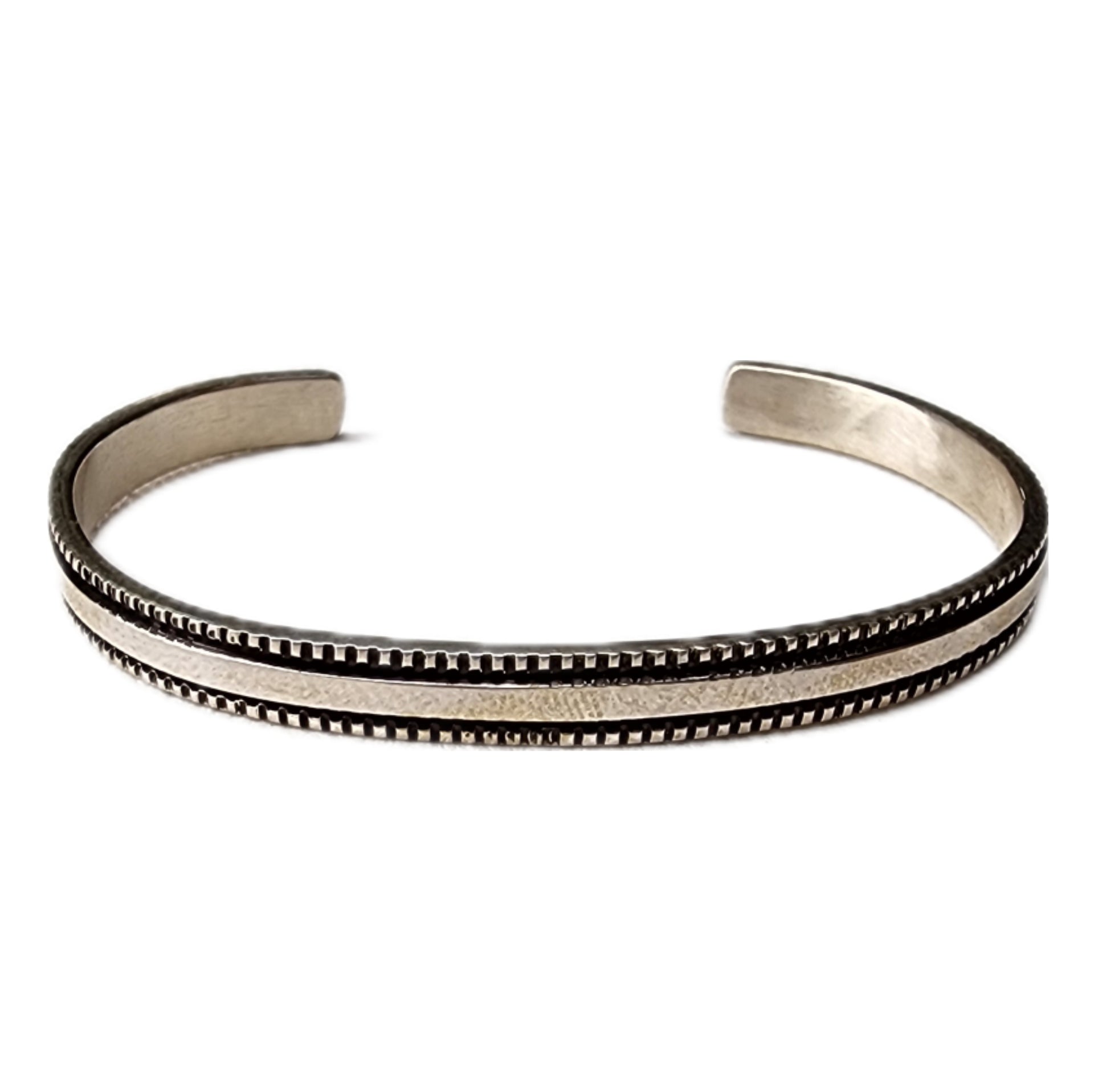 Silver Bracelet by Bruce Morgan / 5-1/2 inch (D)