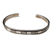 Silver Bracelet by Bruce Morgan / 5.5 inch (B)