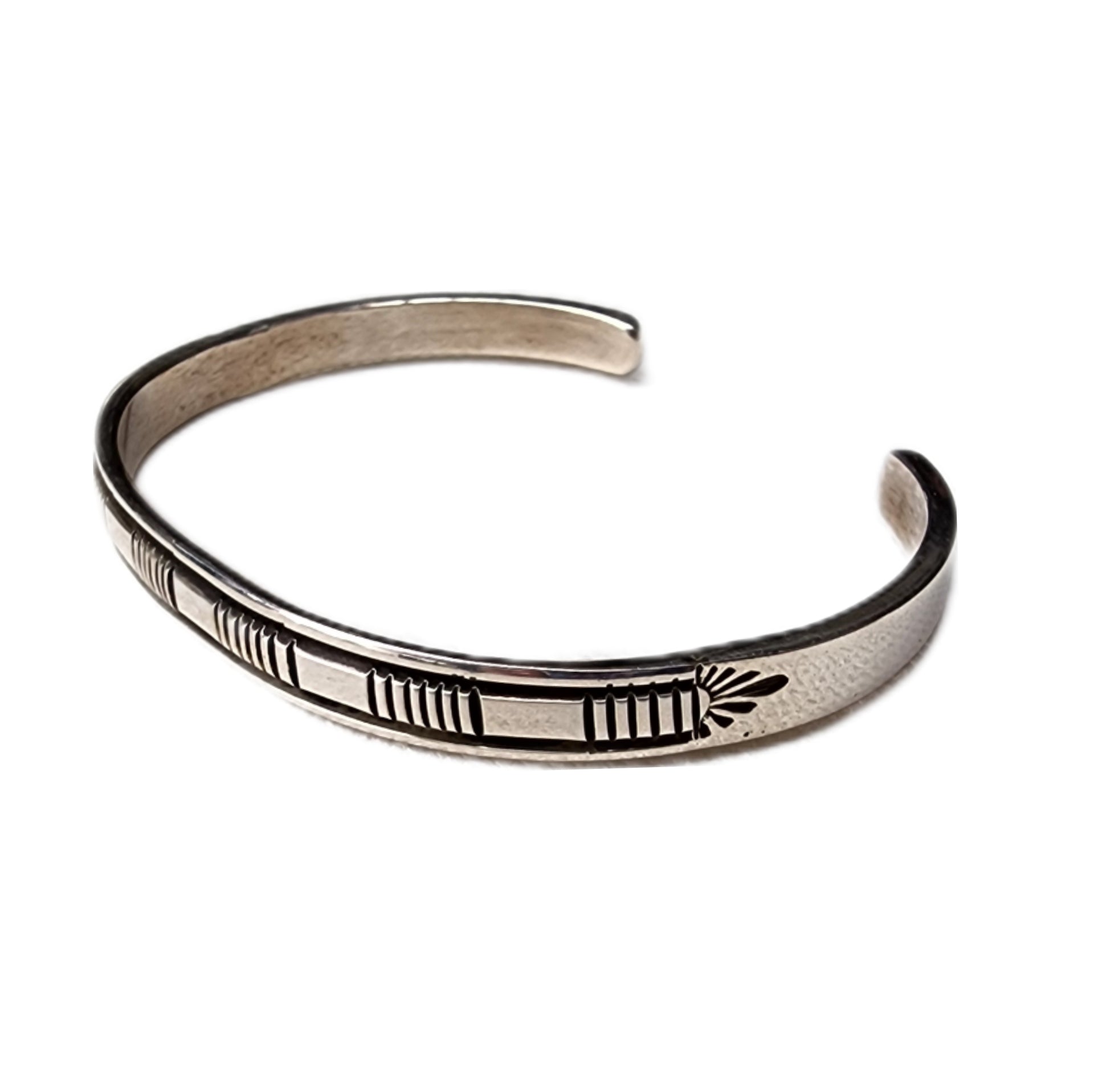 Silver Bracelet by Bruce Morgan / 5.5 inch (B)