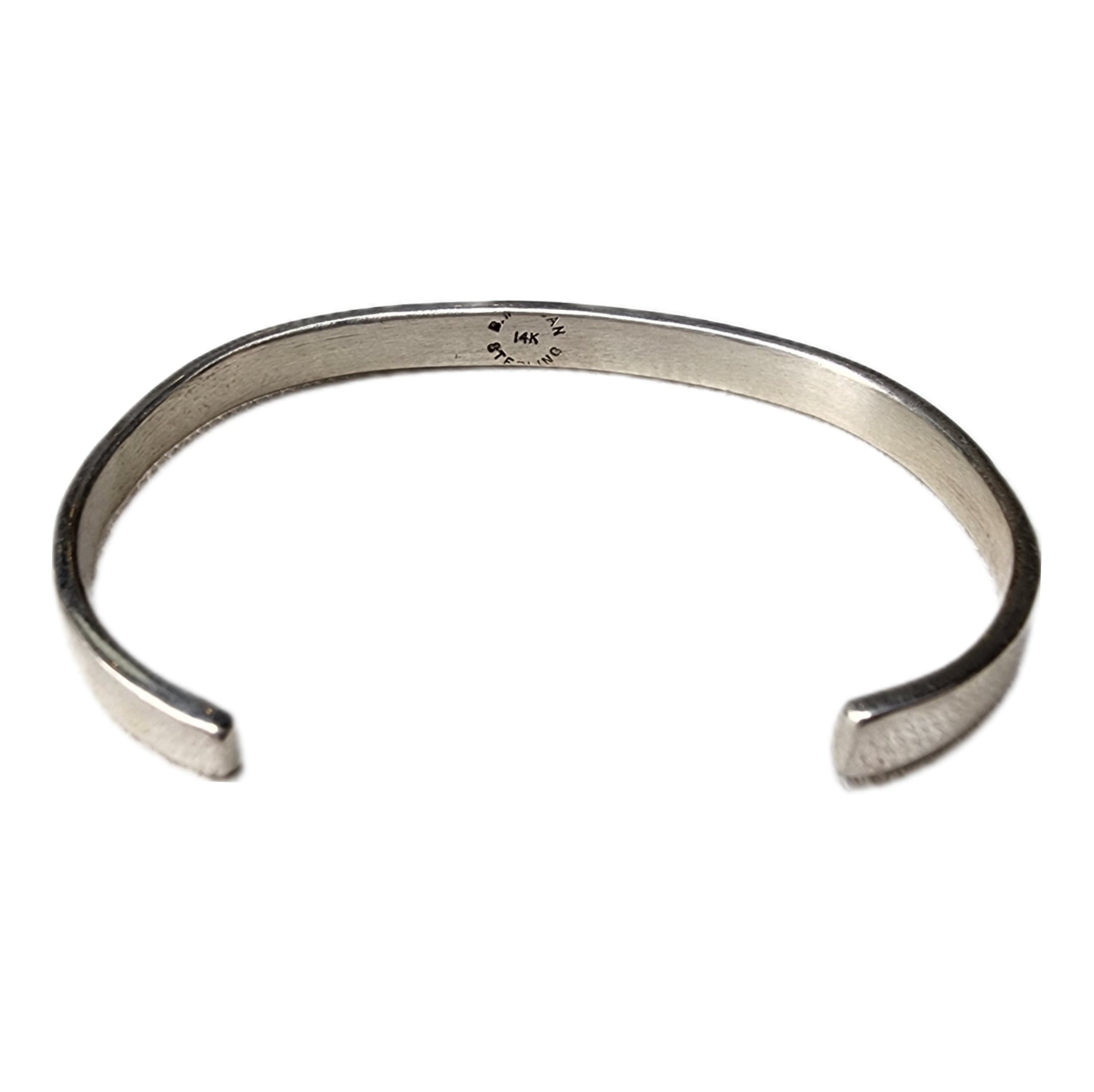 14K & Silver Bracelet by Bruce Morgan 5.25 inch (A) – COLONY CLOTHING