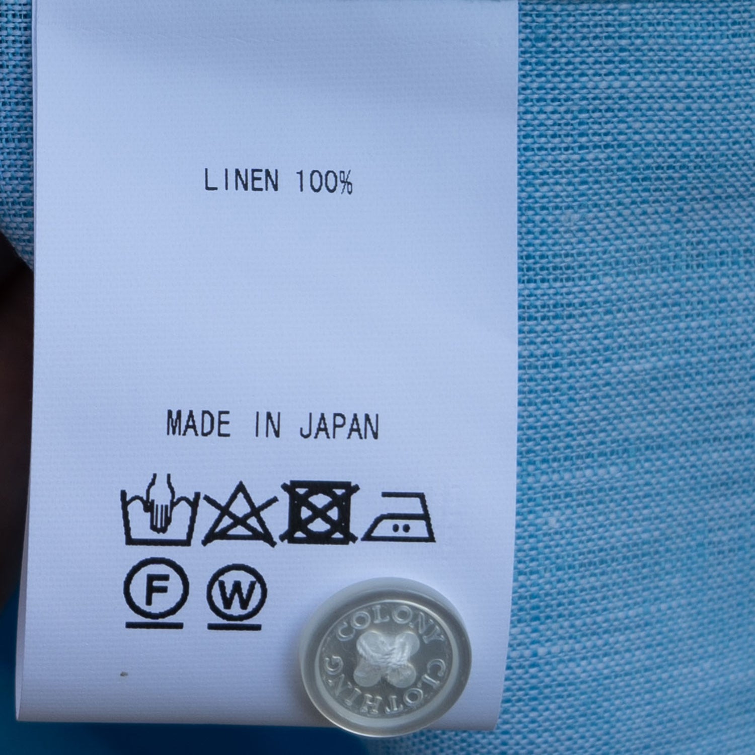 COLONY CLOTHING / ALBINI LINEN LOUNGE SHIRT / CCSE-SH02