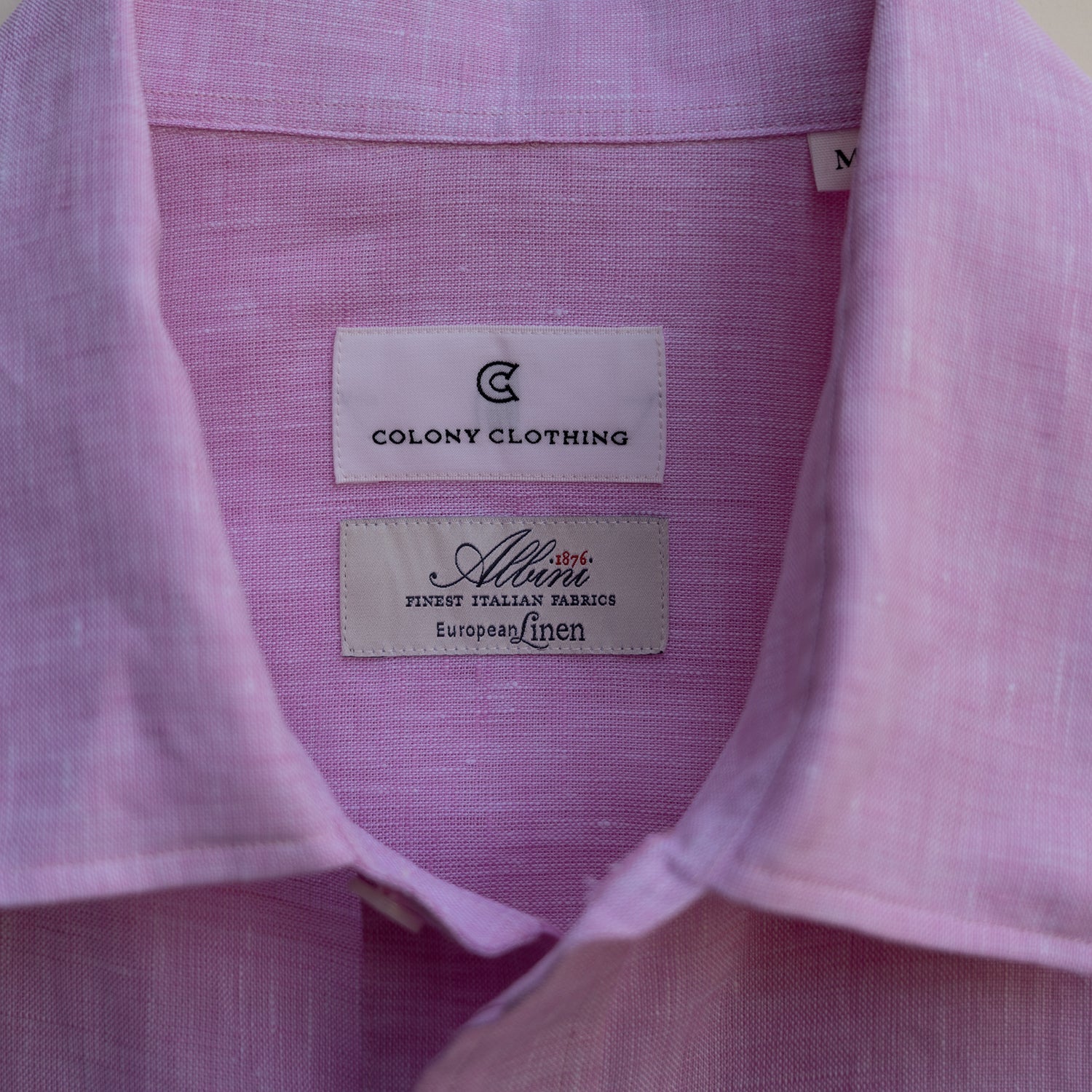 COLONY CLOTHING / ALBINI LINEN LOUNGE SHIRT / CCSE-SH02