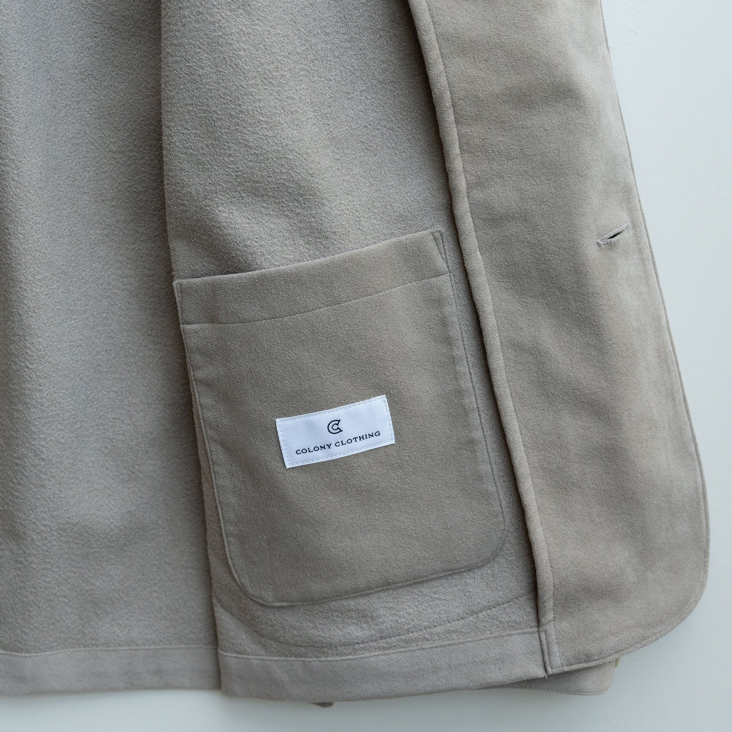 COLONY CLOTHING / ULTRASUEDE SINGLE JACKET / CC2402-JK01S-01