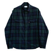 COLONY CLOTHING / BLACK WATCH COTTON FLANNEL SHIRT / CC2302-SH05