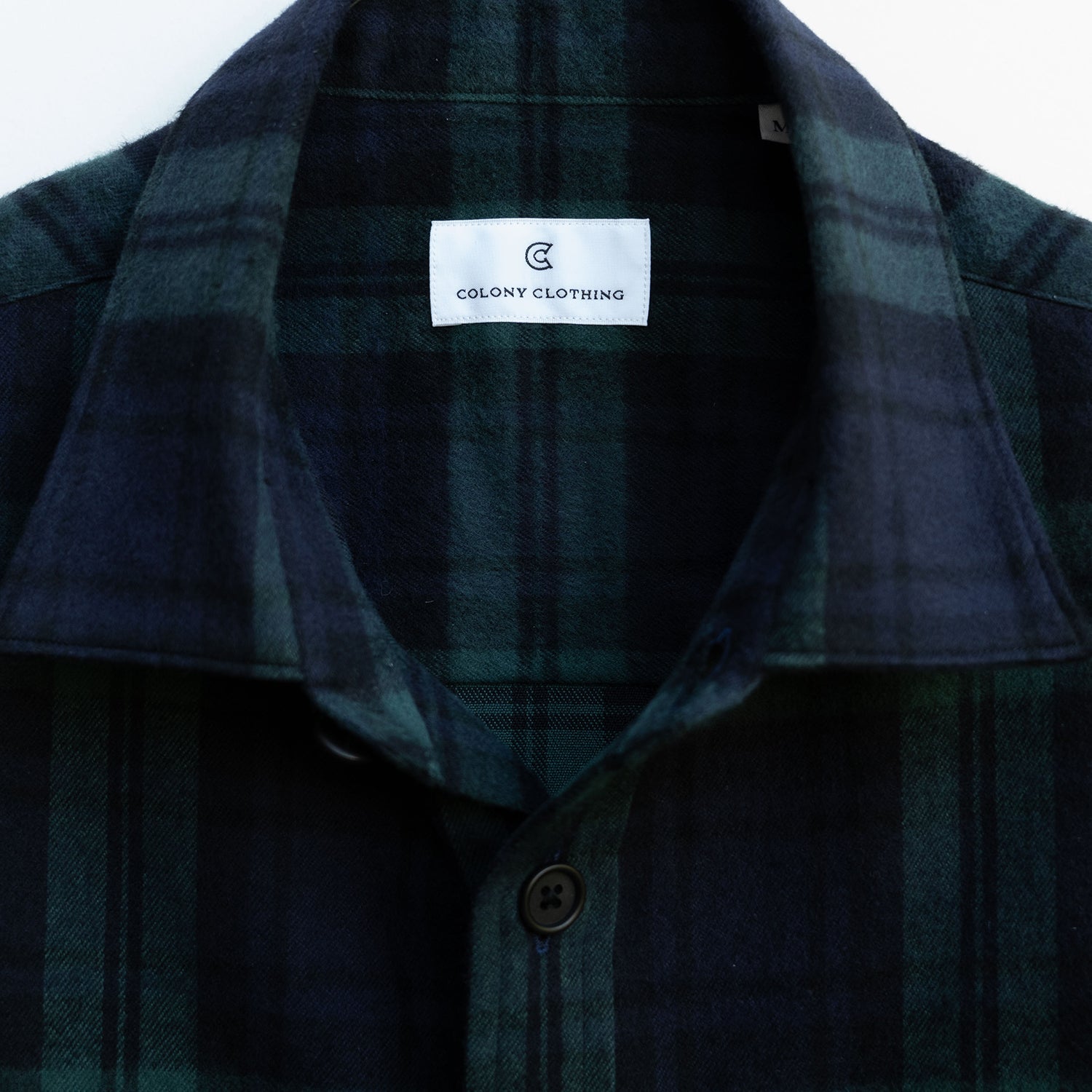 COLONY CLOTHING / BLACK WATCH COTTON FLANNEL SHIRT / CC2302-SH05