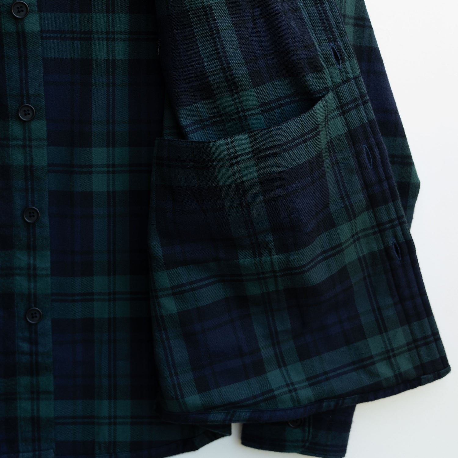 COLONY CLOTHING / BLACK WATCH COTTON FLANNEL SHIRT / CC2302-SH05