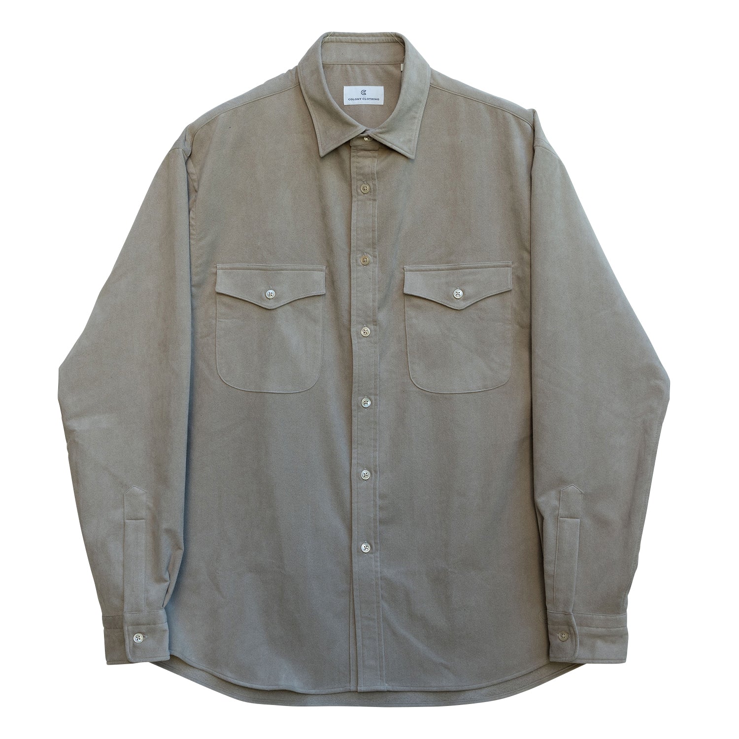 COLONY CLOTHING / ULTRASUEDE SHIRT / CC2302-SH04