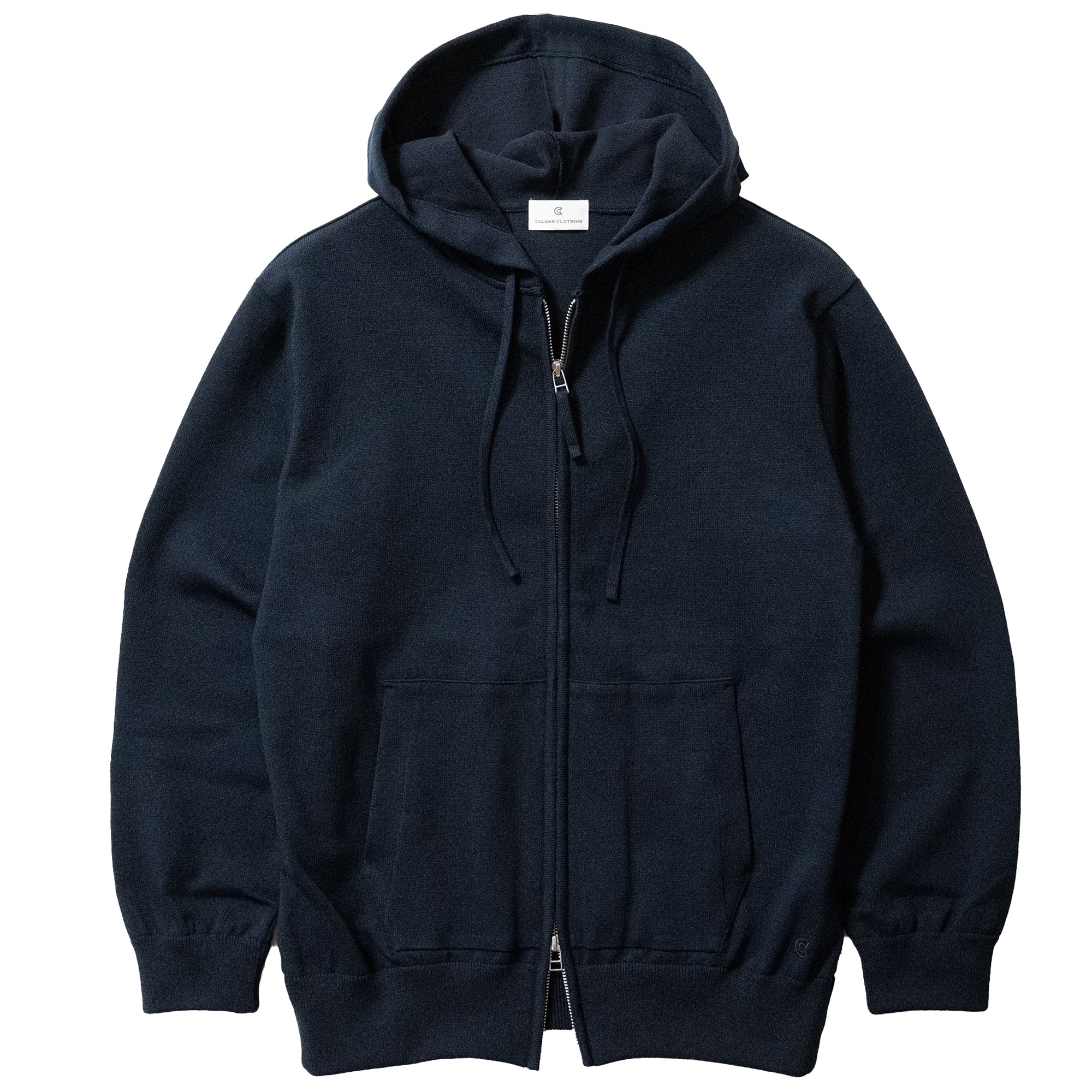 COLONY CLOTHING / KNITTED HOODIE / CCSE-KN01SP