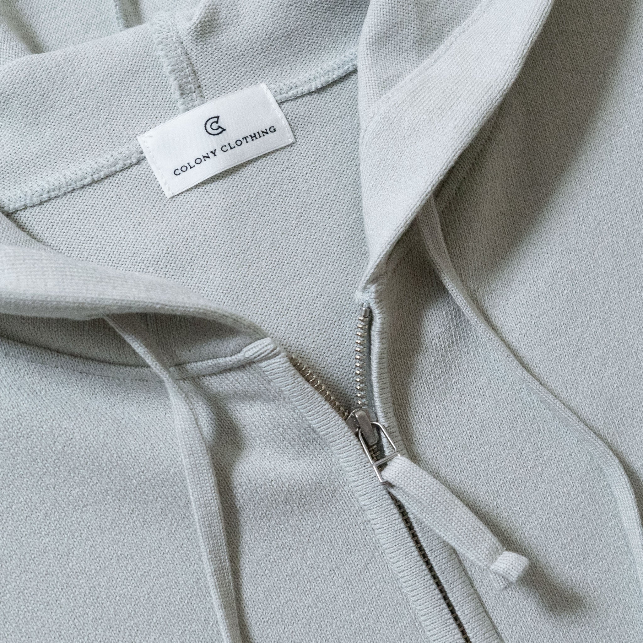 COLONY CLOTHING / KNITTED HOODIE / CCSE-KN01SP