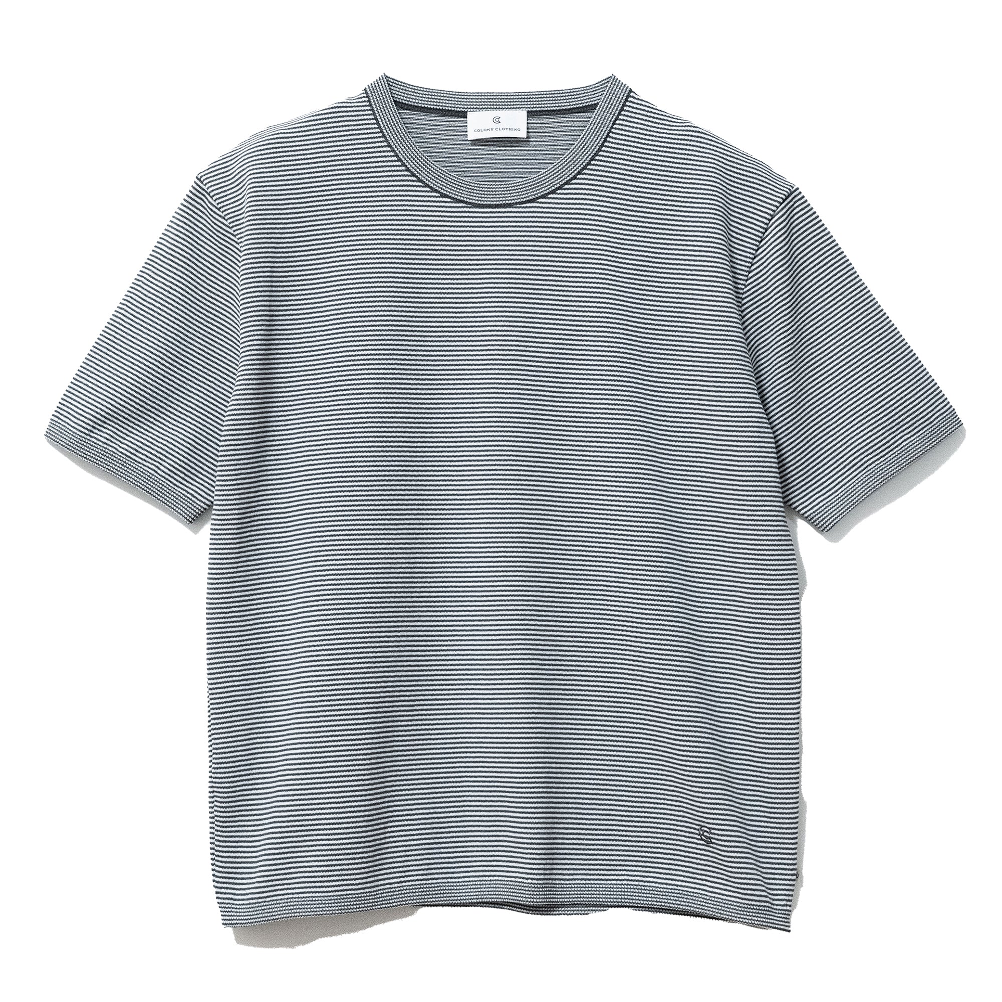 COLONY CLOTHING / JAPANESE PAPER BORDER KNIT TEE / CC2501-KN01