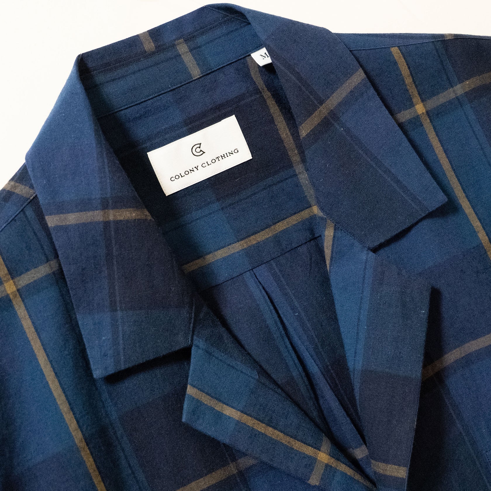 COLONY CLOTHING / OPEN COLLAR SHIRT / CC2501-SH01-02