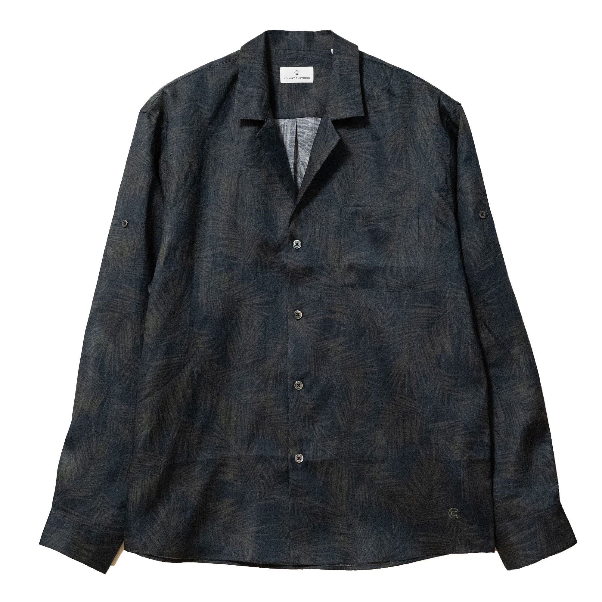 COLONY CLOTHING / OPEN COLLAR SHIRT / CC2501-SH01-04