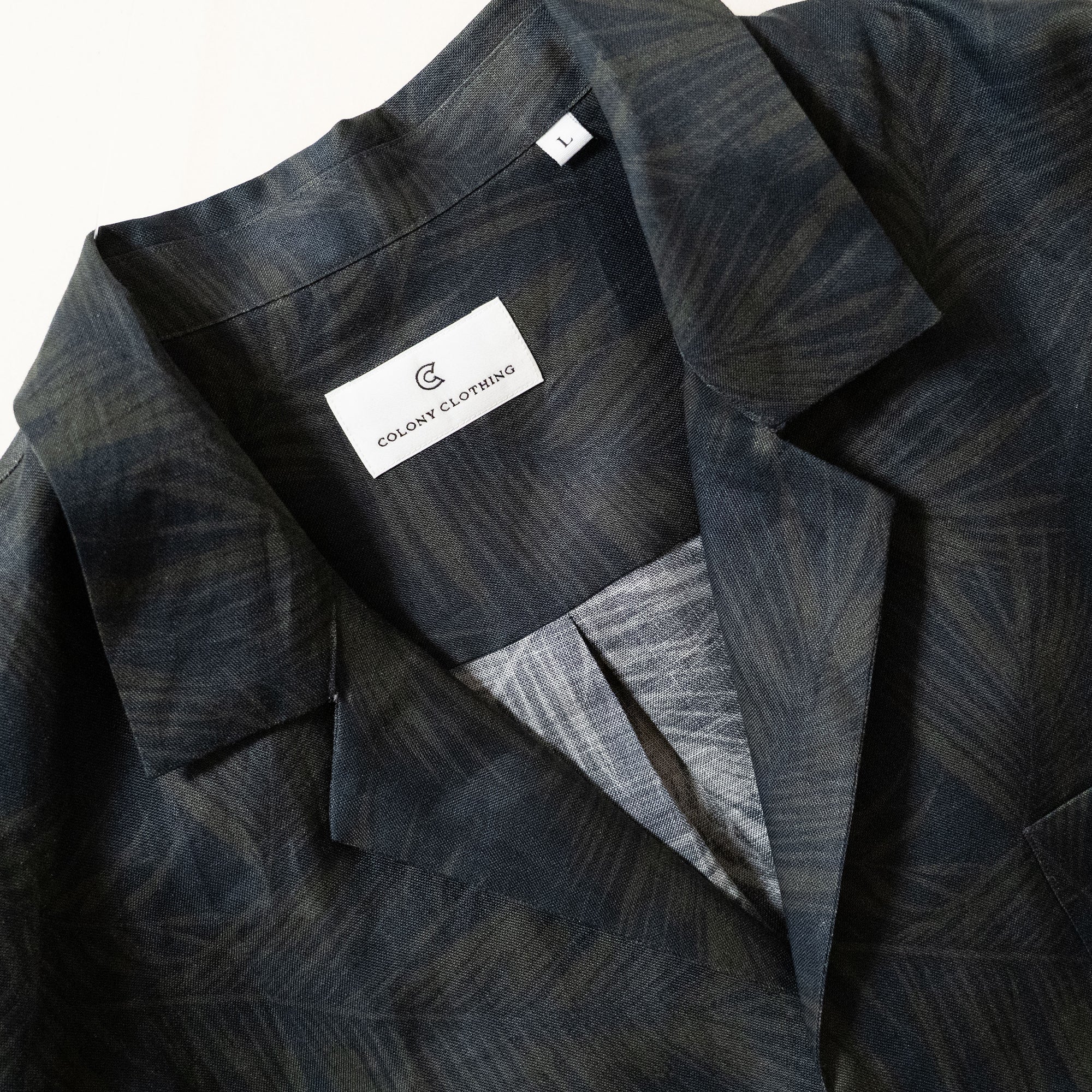 COLONY CLOTHING / OPEN COLLAR SHIRT / CC2501-SH01-04