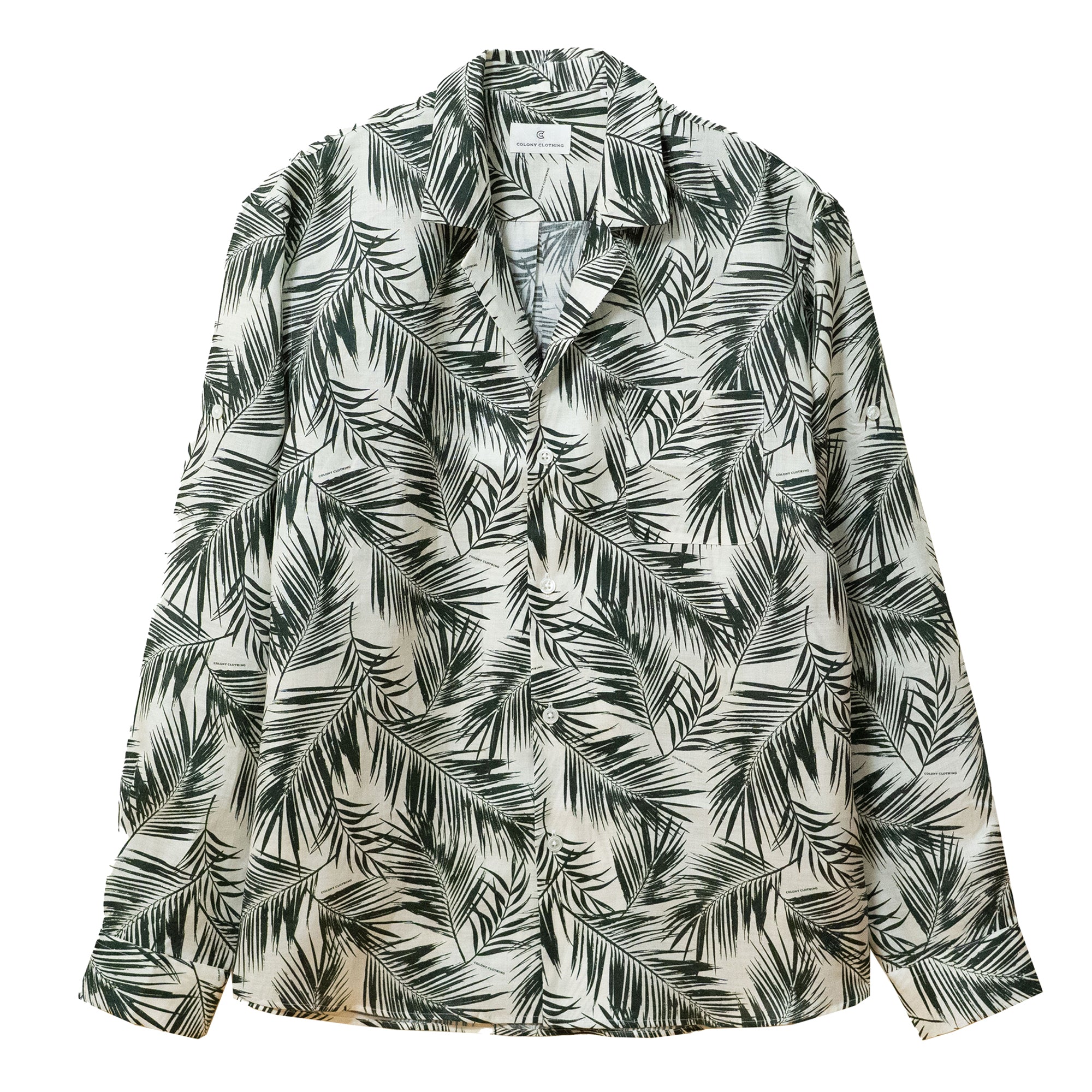 COLONY CLOTHING / OPEN COLLAR SHIRT / CC2501-SH01-04