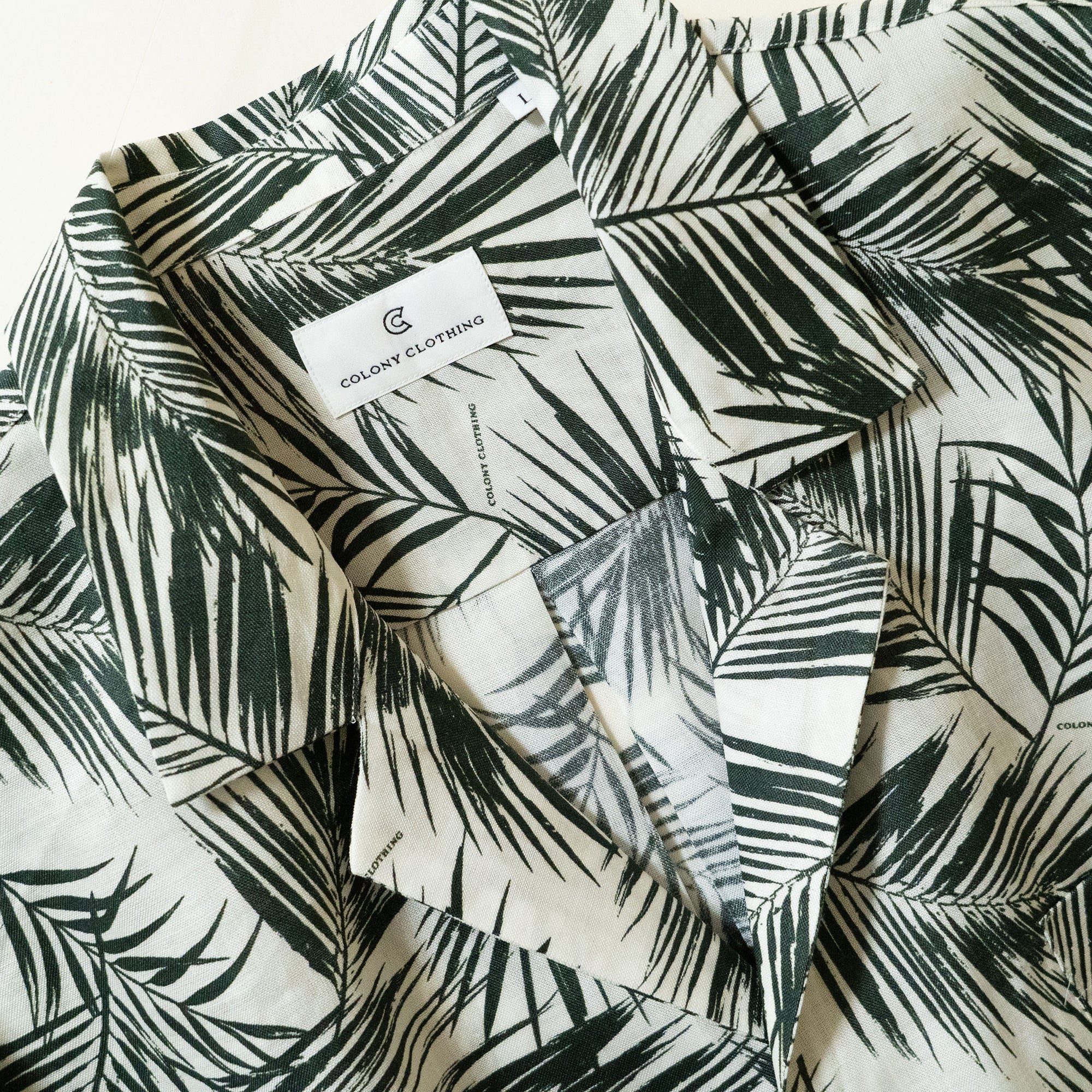 COLONY CLOTHING / OPEN COLLAR SHIRT / CC2501-SH01-04