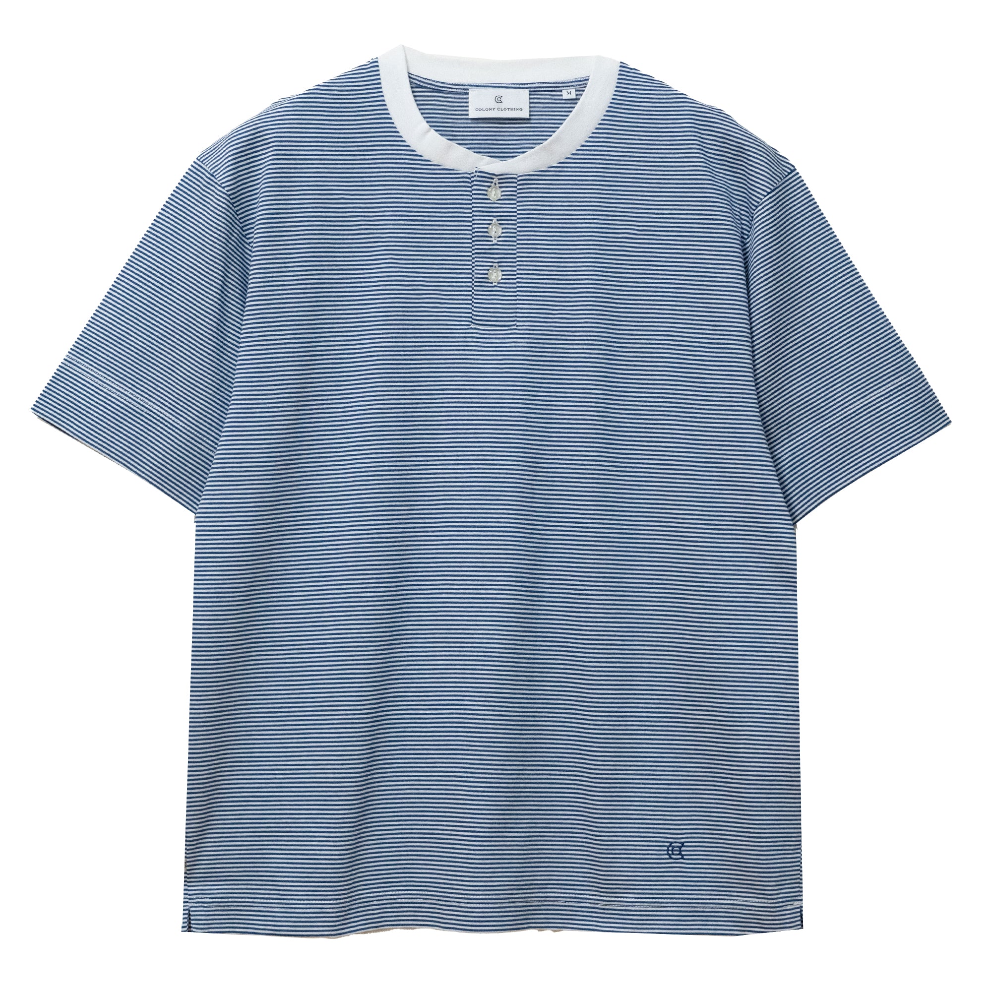 COLONY CLOTHING / BOARDER HENRY NECK TEE / CC2501-T01-02