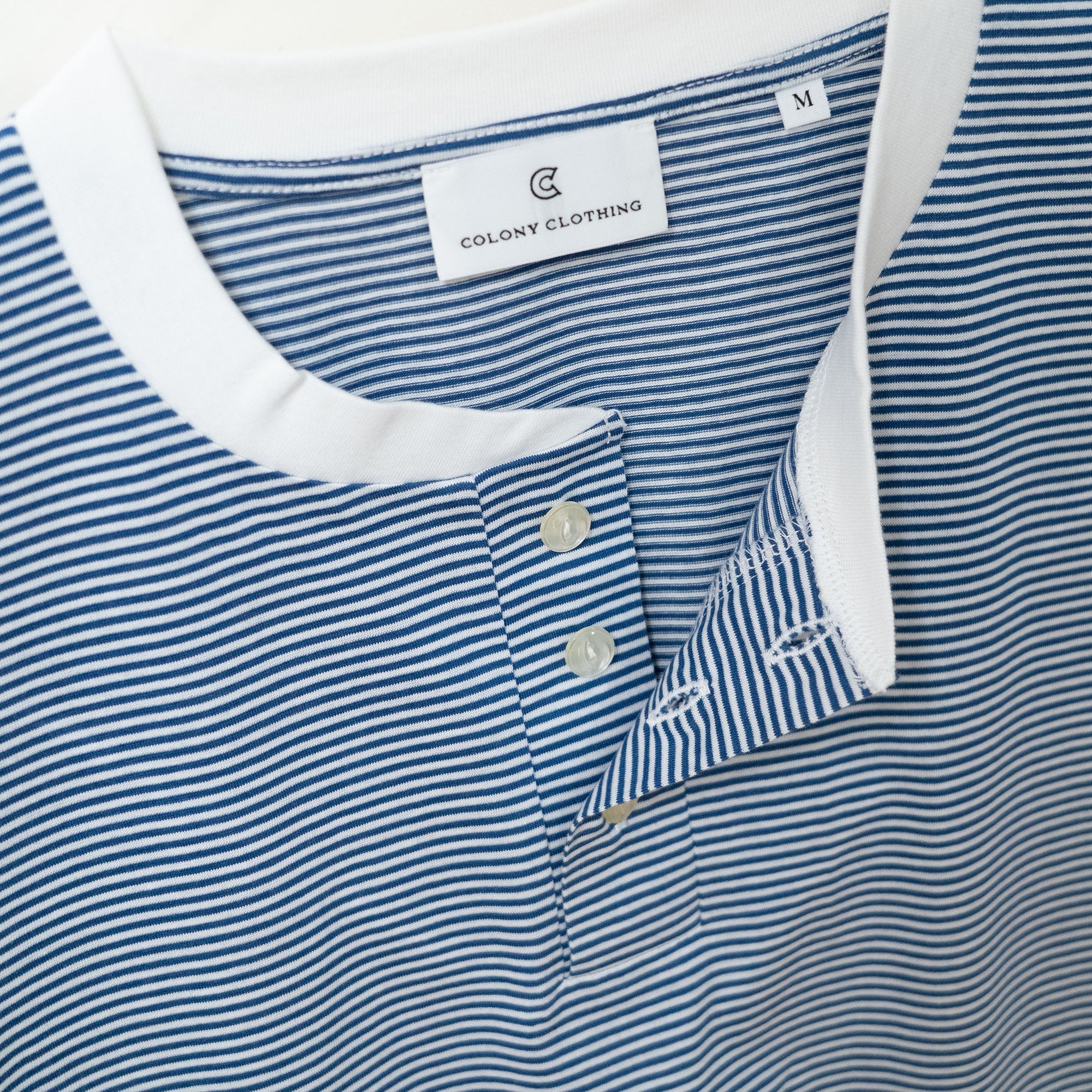 COLONY CLOTHING / BOARDER HENRY NECK TEE / CC2501-T01-02