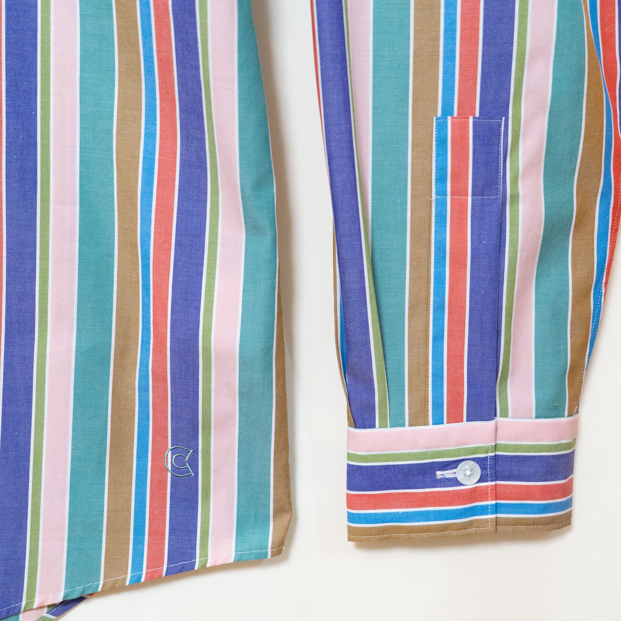 COLONY CLOTHING / NO COLLAR POOLSIDE SHIRT / CC2501-SH03-04