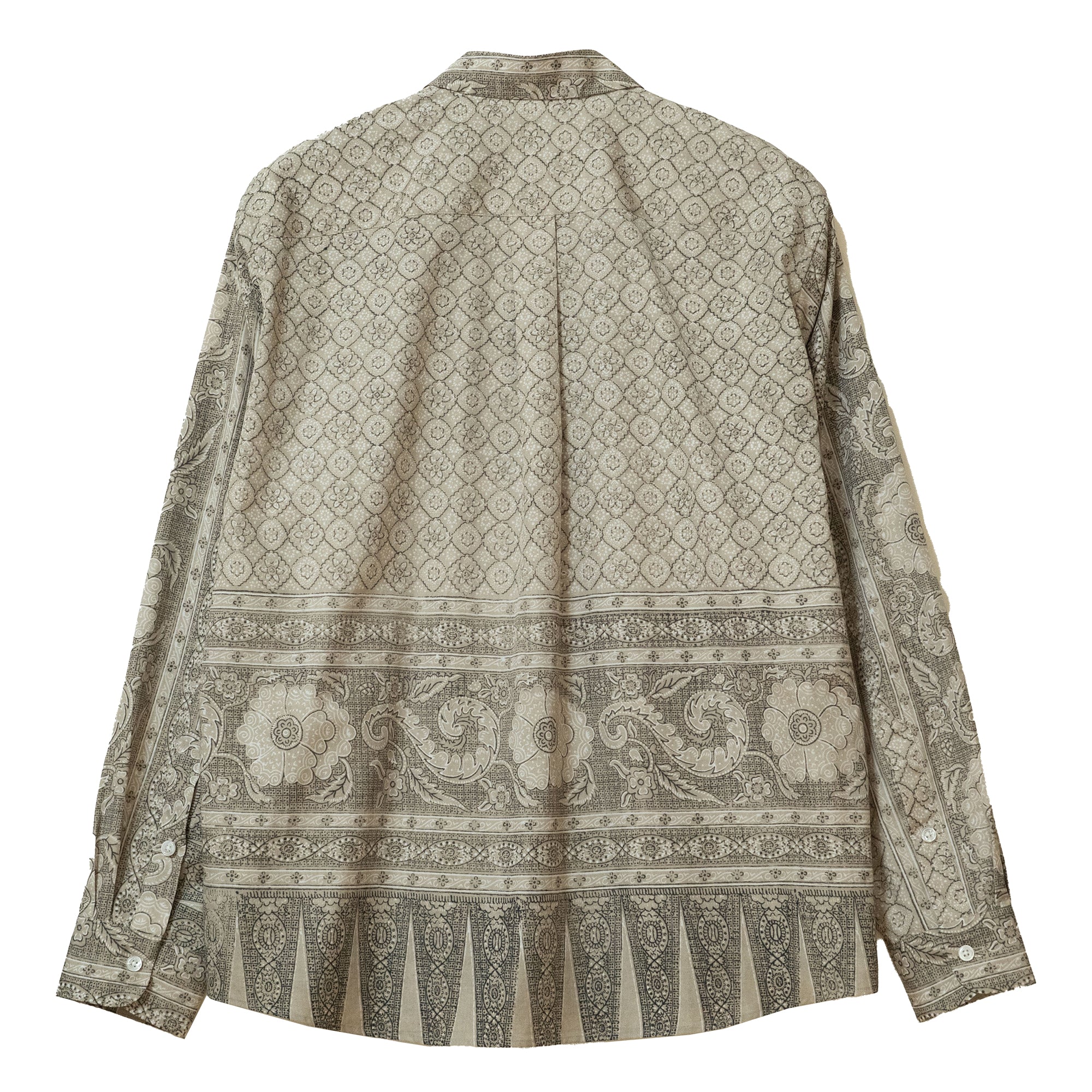 COLONY CLOTHING /  BATIK OPEN COLLAR SHIRT / CC2501-SH01-01