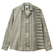 COLONY CLOTHING /  BATIK OPEN COLLAR SHIRT / CC2501-SH01-01