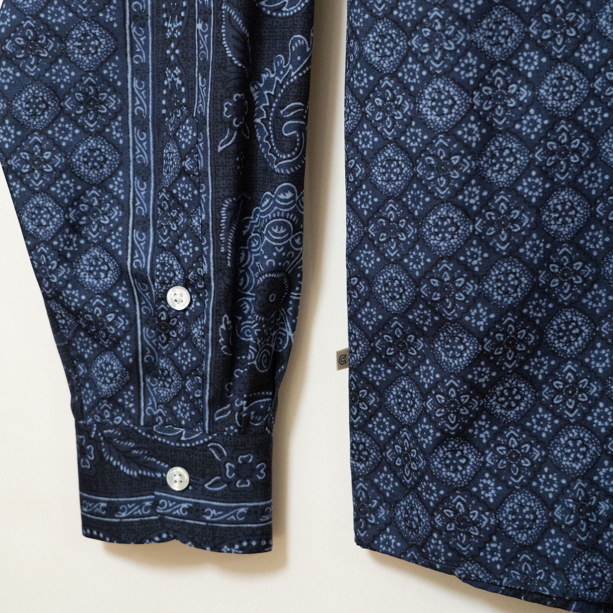 COLONY CLOTHING /  BATIK OPEN COLLAR SHIRT / CC2501-SH01-01