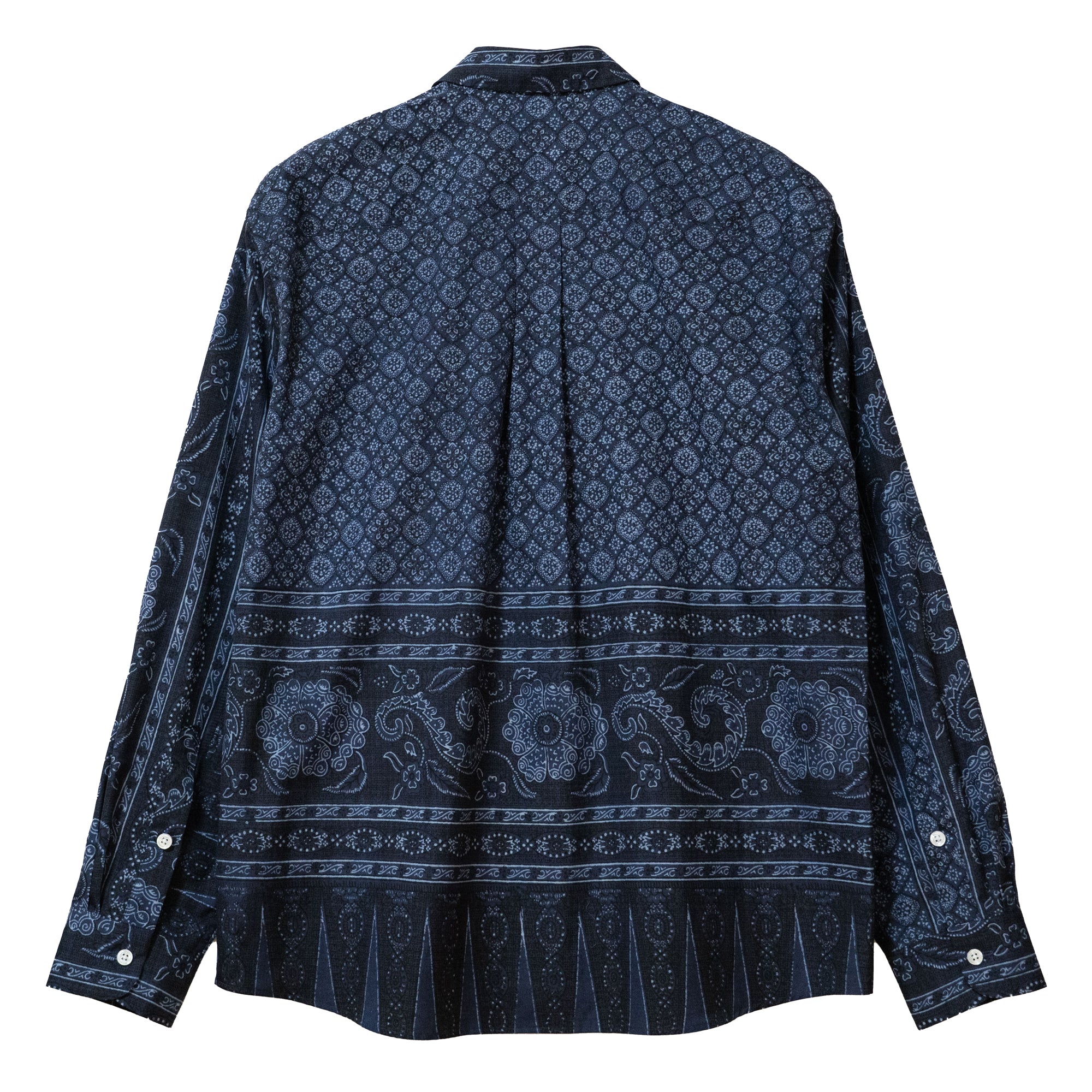 COLONY CLOTHING /  BATIK OPEN COLLAR SHIRT / CC2501-SH01-01