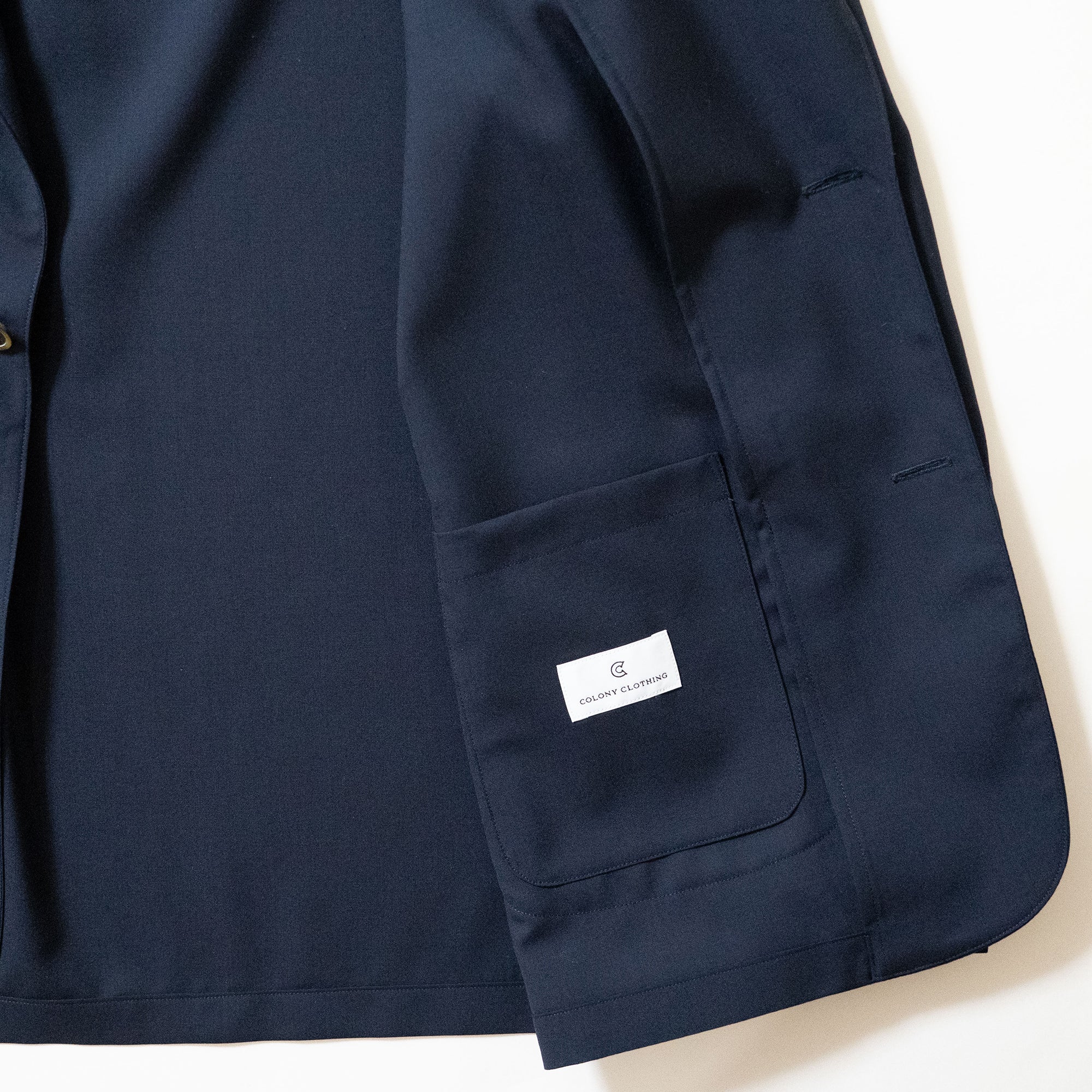 COLONY CLOTHING / WOOL SUPER 140's SHIRT JACKET / CC2501-JK01S-01